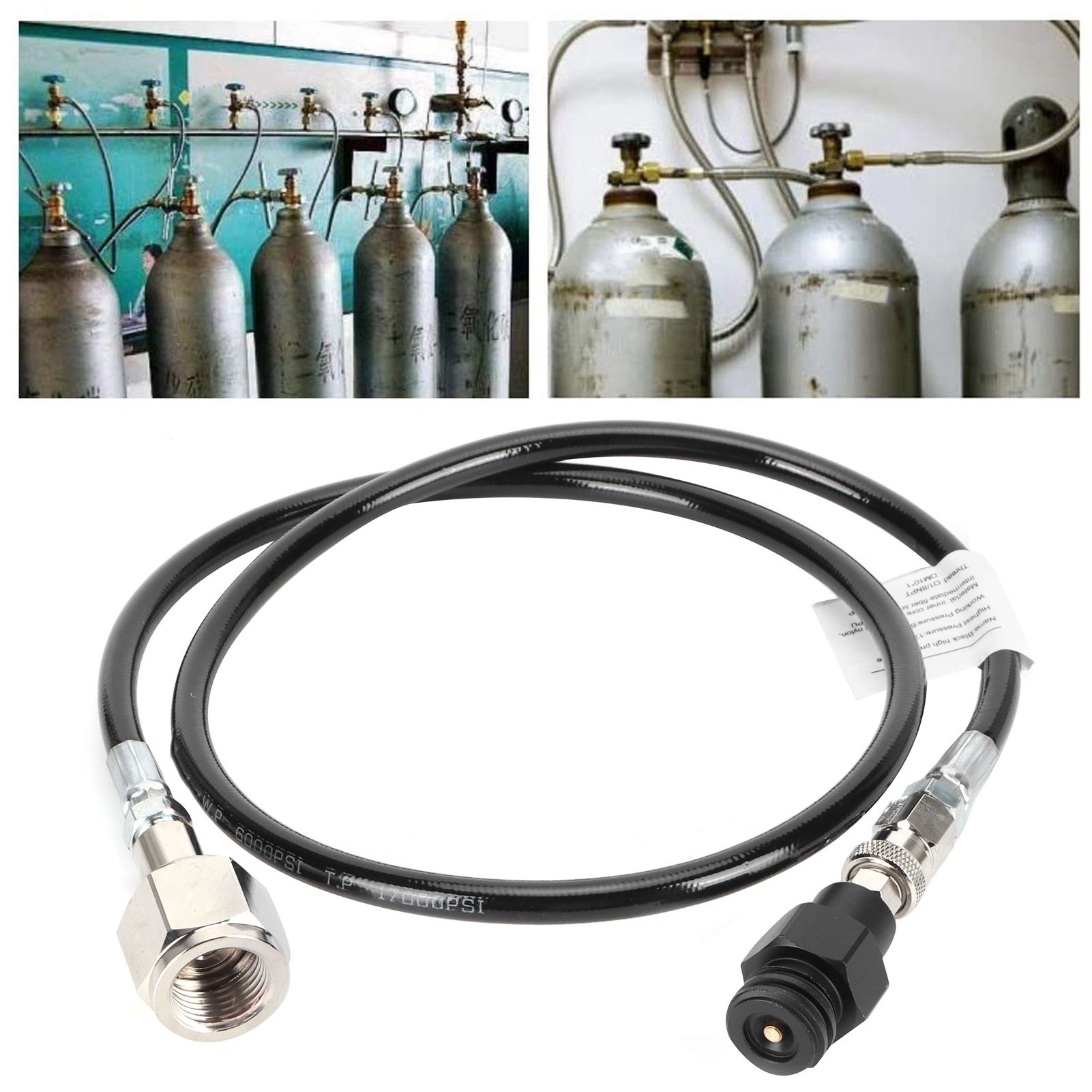1M Soda Hose to Soda Machine Connector CO2 Cylinder Refill Adapter Connector view 9