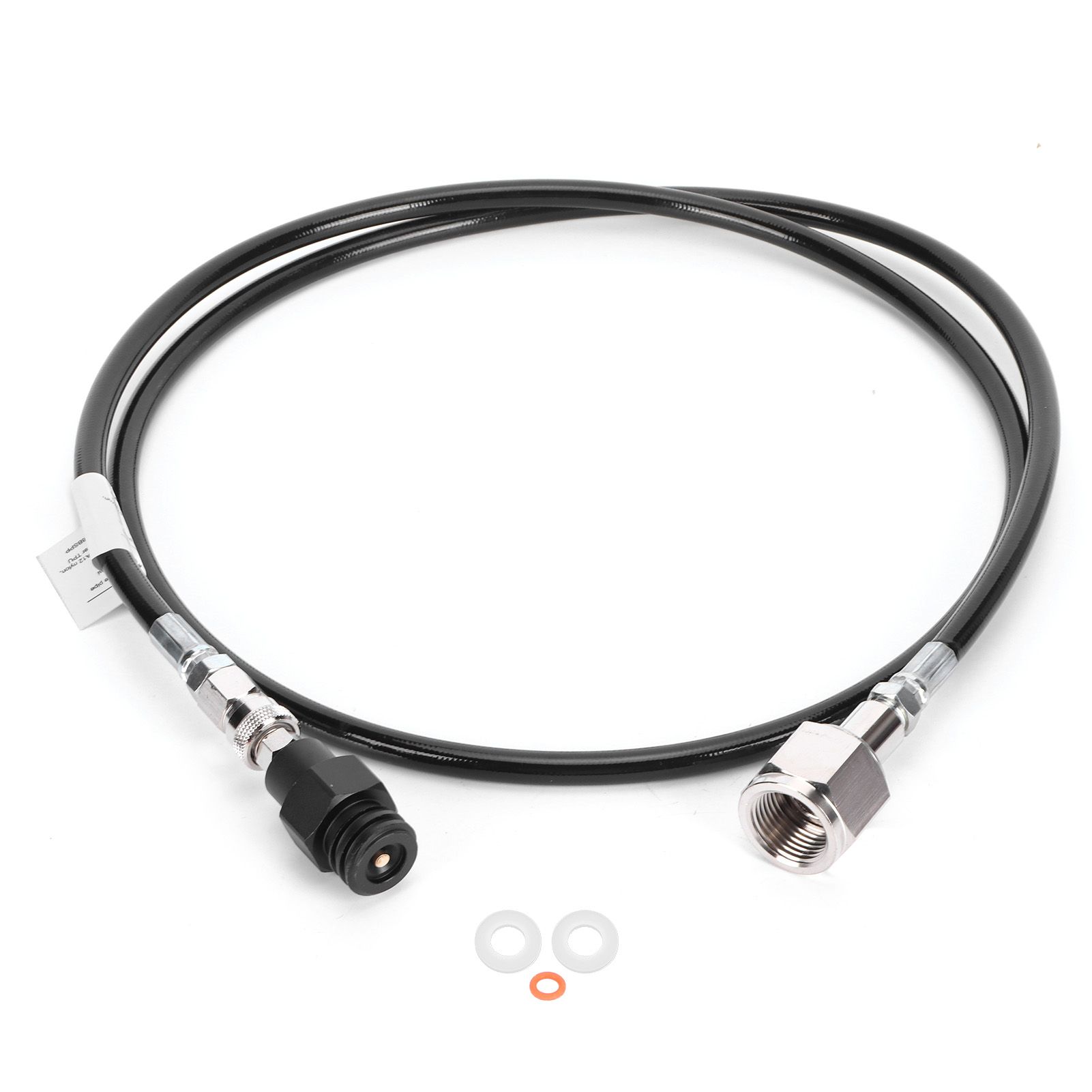 W21.8-14 1.5m Soda Hose Black CO2 Gas Cylinder Refilling Adapter Soda Maker view 2