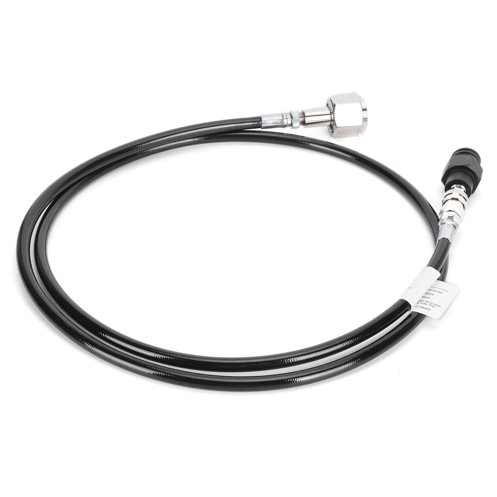 W21.8-14 1.5m Soda Hose Black CO2 Gas Cylinder Refilling Adapter Soda Maker view 4