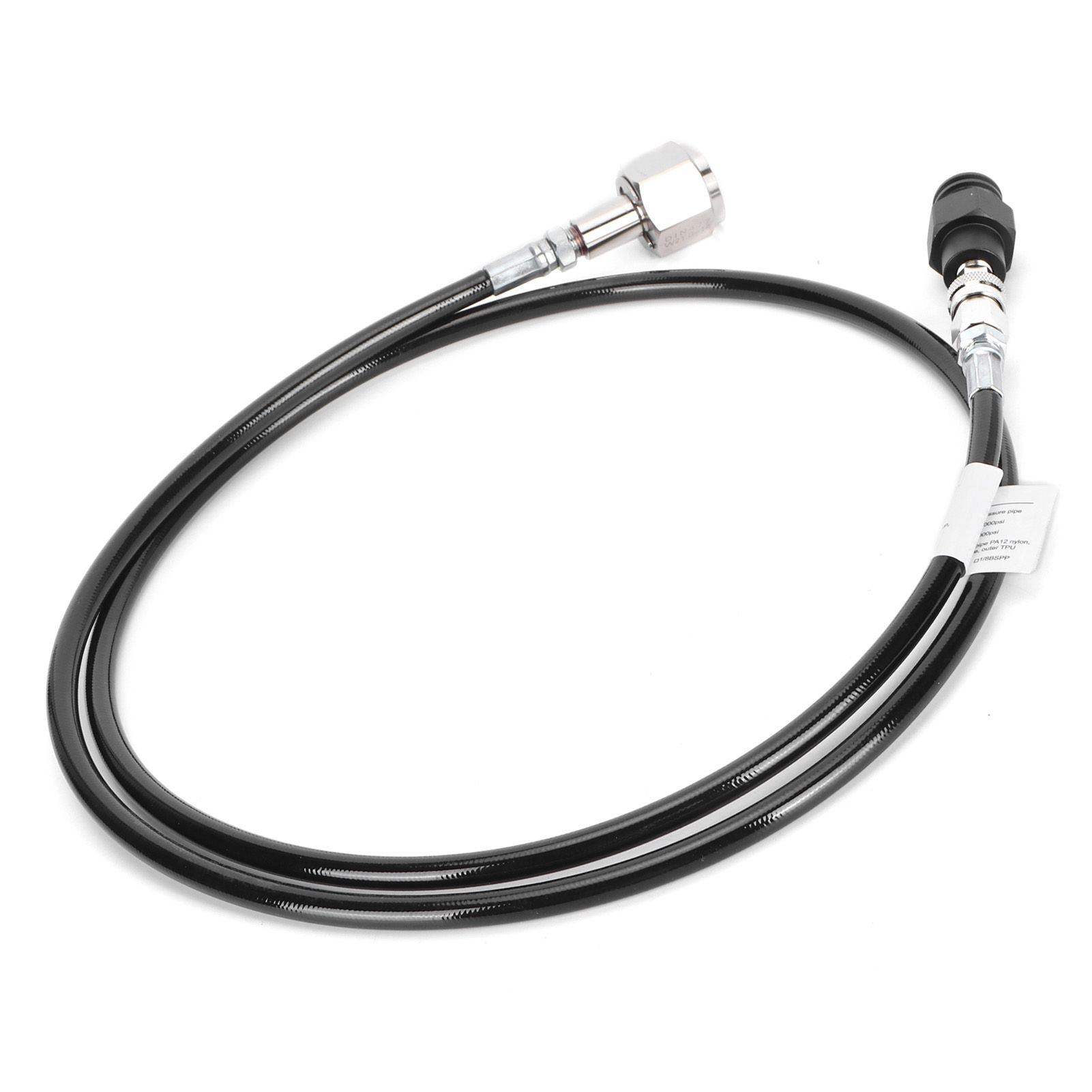 W21.8-14 1.5m Soda Hose Black CO2 Gas Cylinder Refilling Adapter Soda Maker view 6