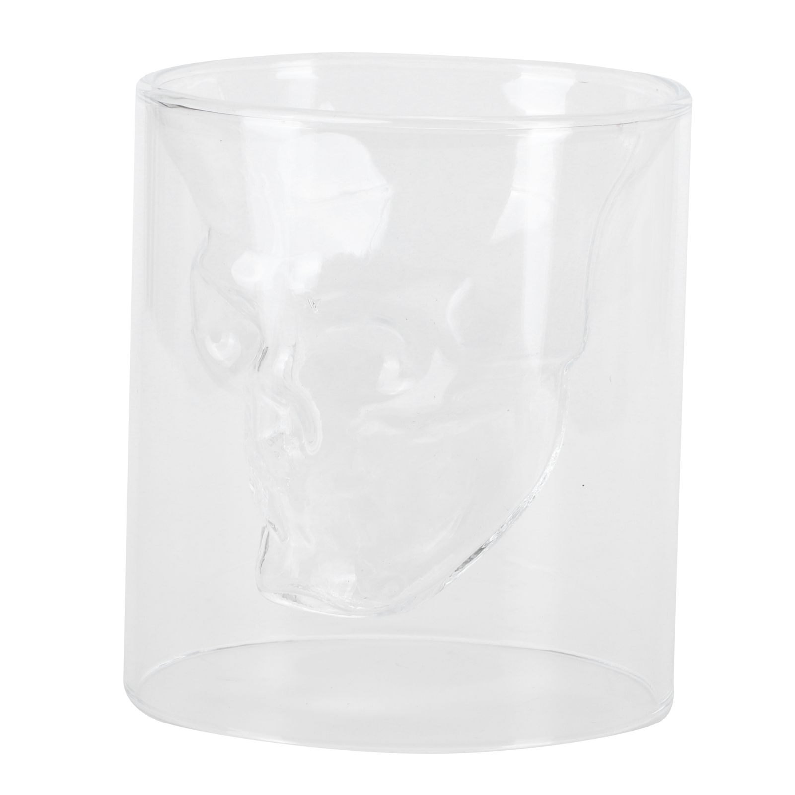 250ml Wine Glass Innovative Double Layer Skull Shape Beer Cup Mug for KTV Bar Club