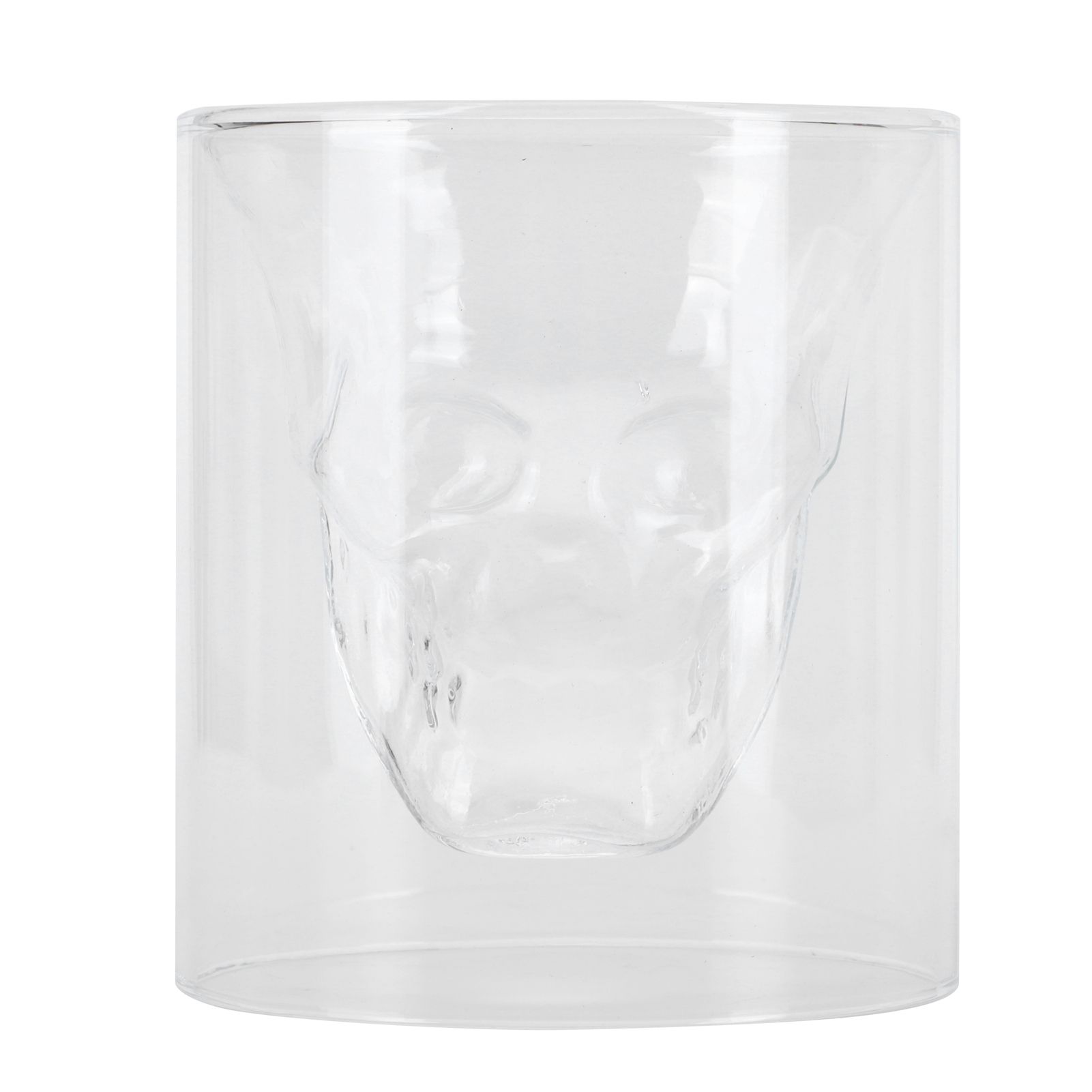 250ml Wine Glass Innovative Double Layer Skull Shape Beer Cup Mug for KTV Bar Club view 2