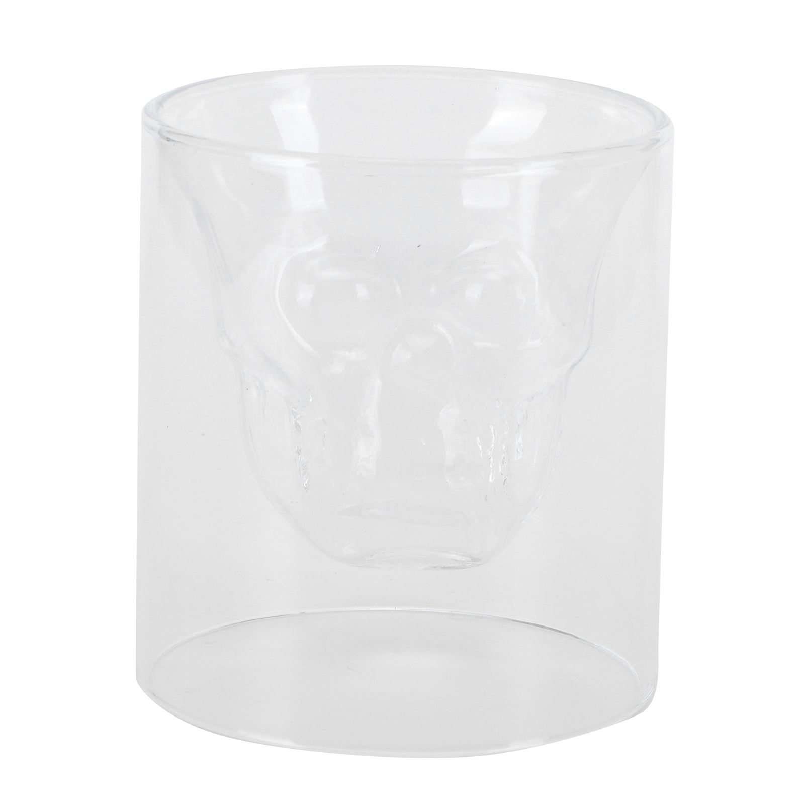 250ml Wine Glass Innovative Double Layer Skull Shape Beer Cup Mug for KTV Bar Club view 3
