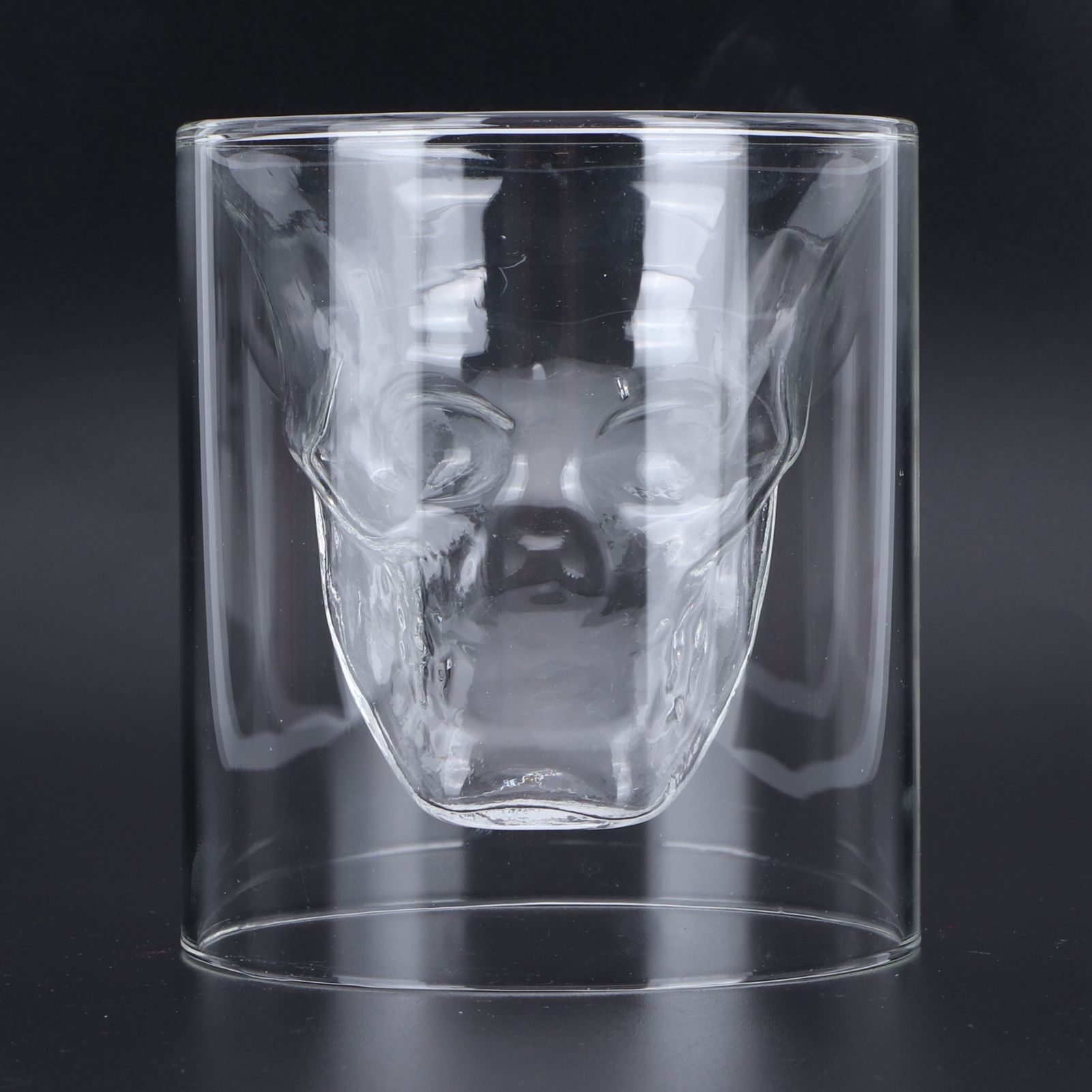 250ml Wine Glass Innovative Double Layer Skull Shape Beer Cup Mug for KTV Bar Club view 12