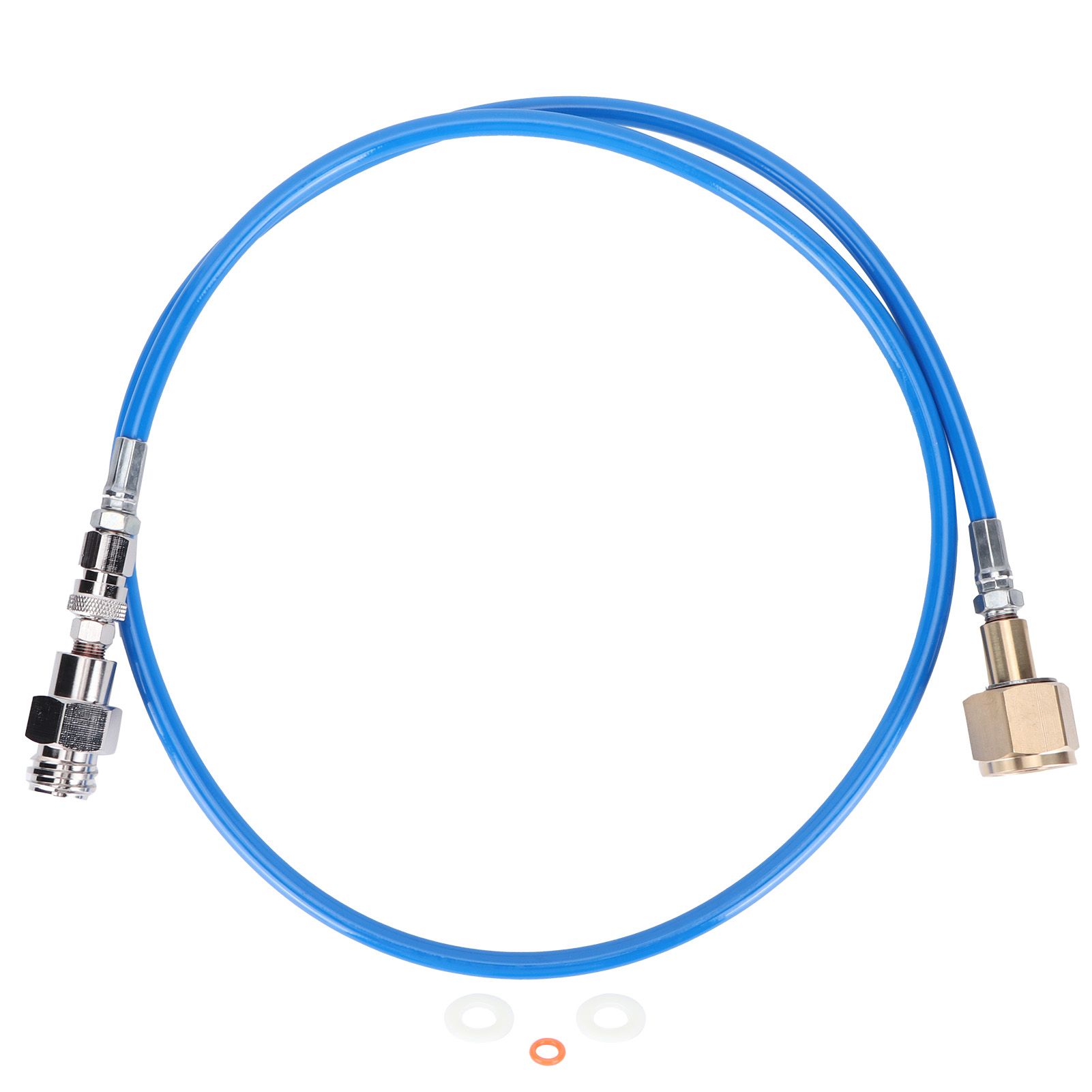 CGA320//TR21-4 Soda Hose Adapter 50in CO2 Gas Cylinder Refilling Connector view 2