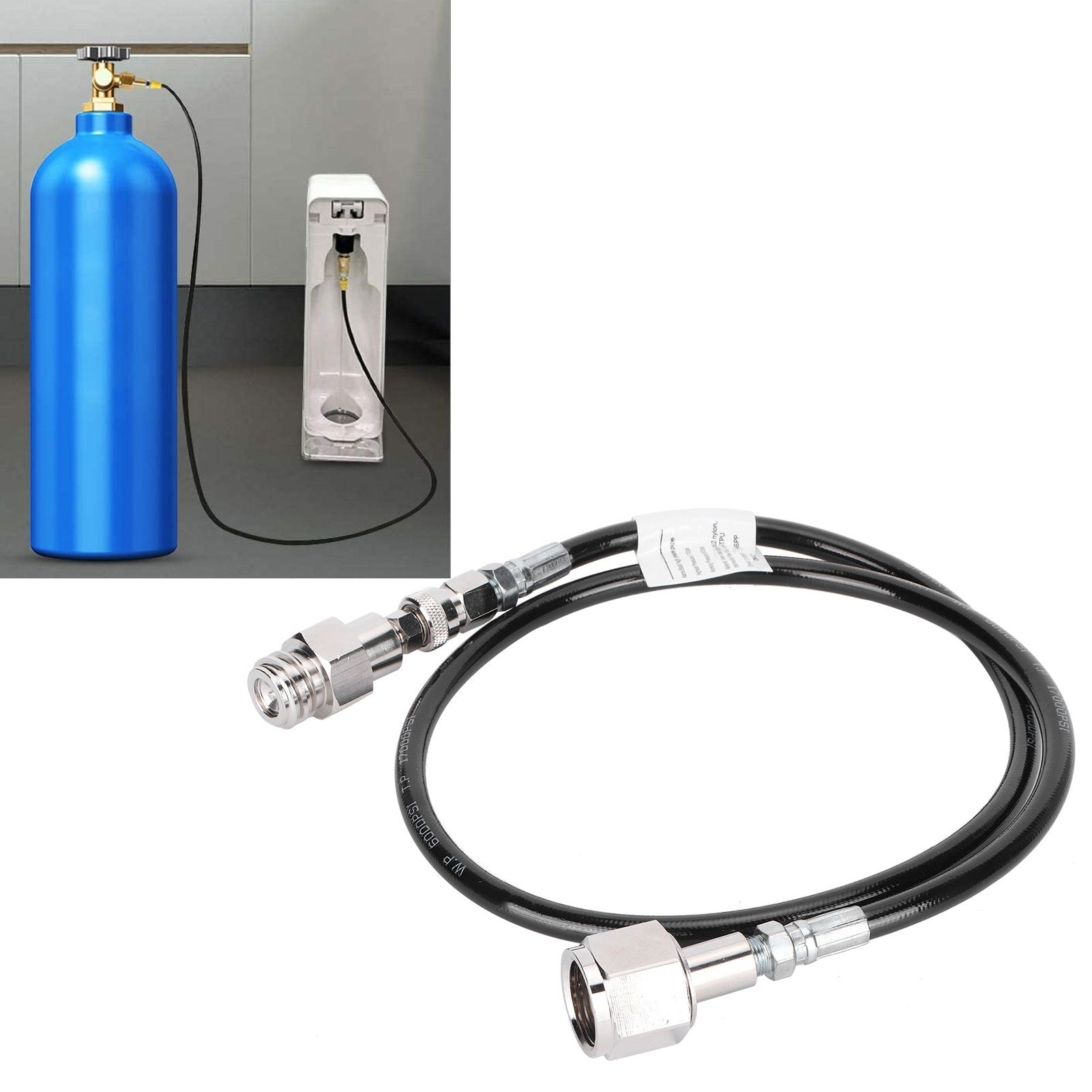 CO2 Universal External Hose Adapter G5/8-14 1m Soda Hose Soda Machine Accessories view 9