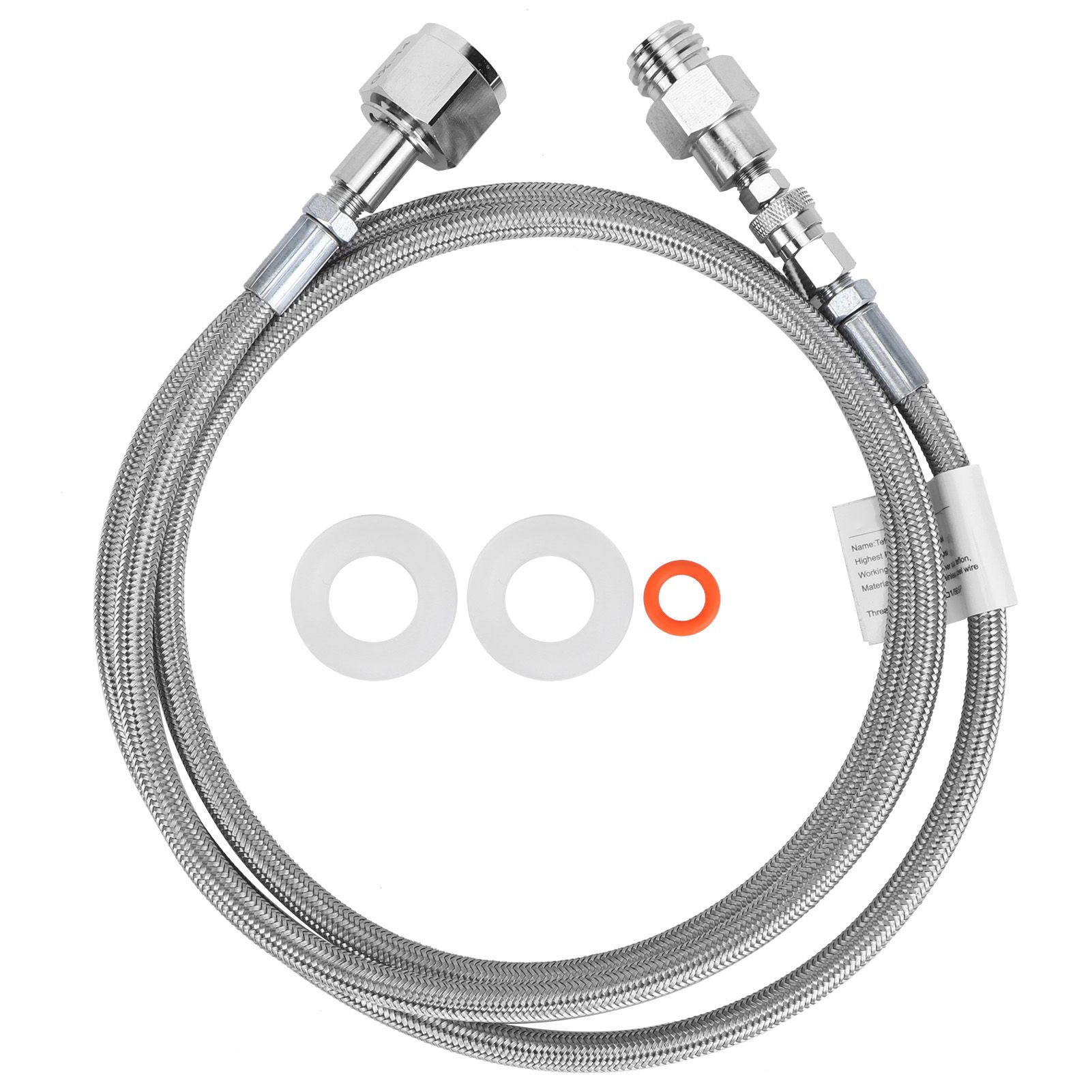 G5/8‑14 // TR21‑4 CO2 Gas Cylinder External Soda Hose Adapter Kit Soda view 2