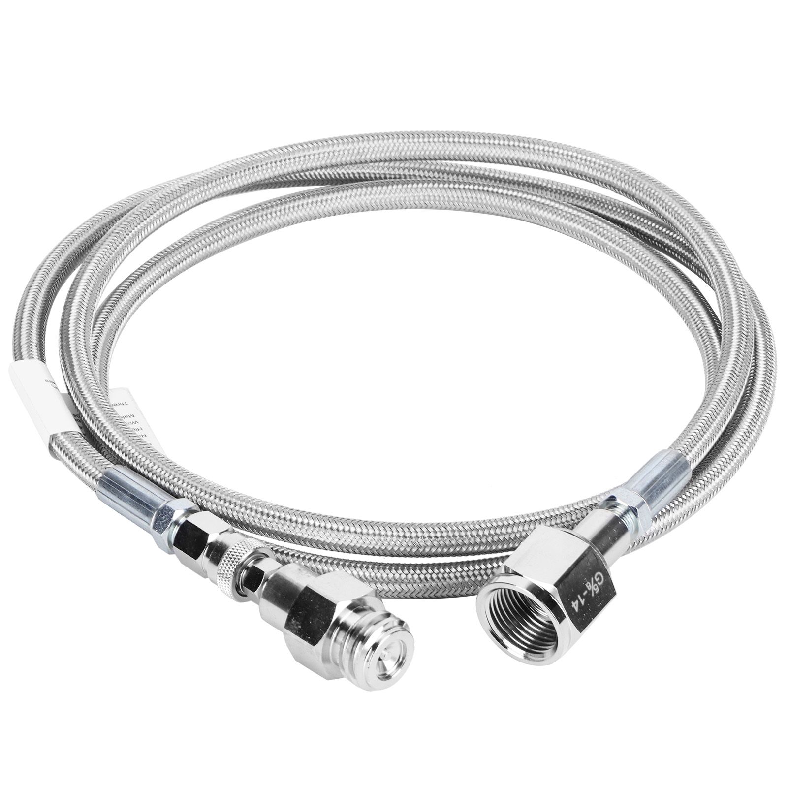 G5/8‑14 // TR21‑4 CO2 Gas Cylinder External Soda Hose Adapter Kit Soda view 4