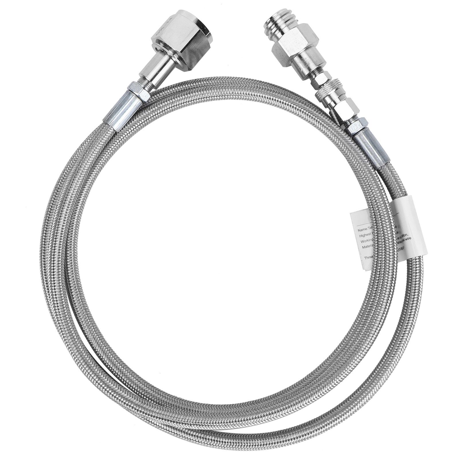 G5/8‑14 // TR21‑4 CO2 Gas Cylinder External Soda Hose Adapter Kit Soda view 5