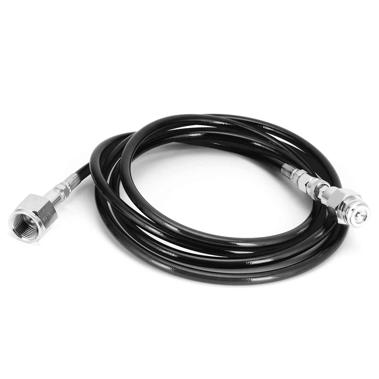 G5/8‑14 2.5m External Soda Hose Universal CO2 Gas Cylinder Refilling Adapter view 3