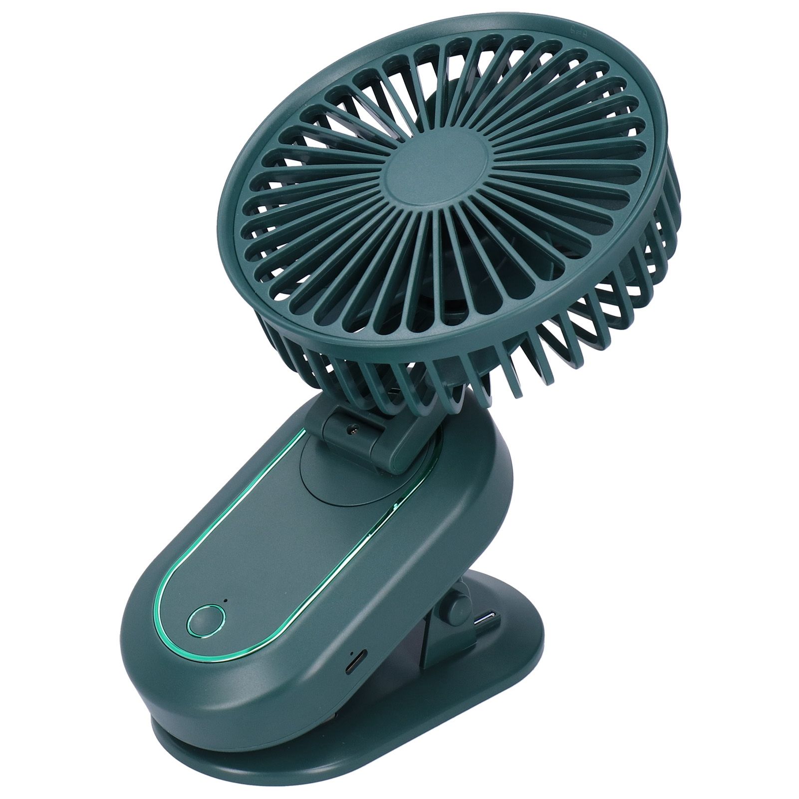 3‑Gears Portable Electric Fan Fully Automatic Shaking Head Electric Fan USB view 4