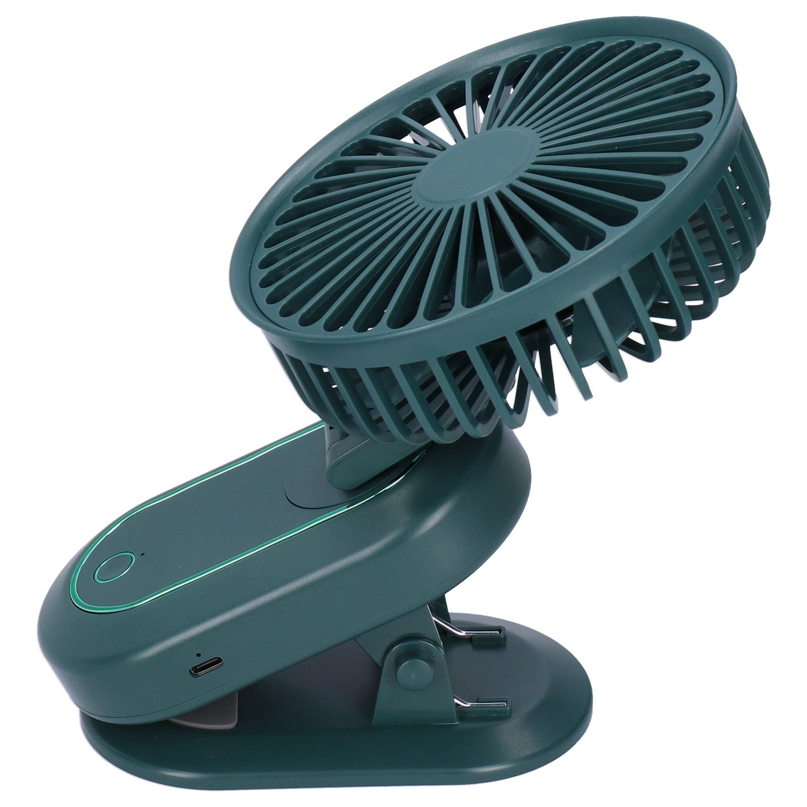 3‑Gears Portable Electric Fan Fully Automatic Shaking Head Electric Fan USB view 7