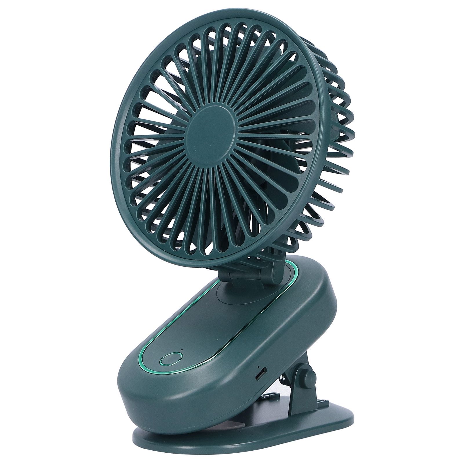 3‑Gears Portable Electric Fan Fully Automatic Shaking Head Electric Fan USB view 9