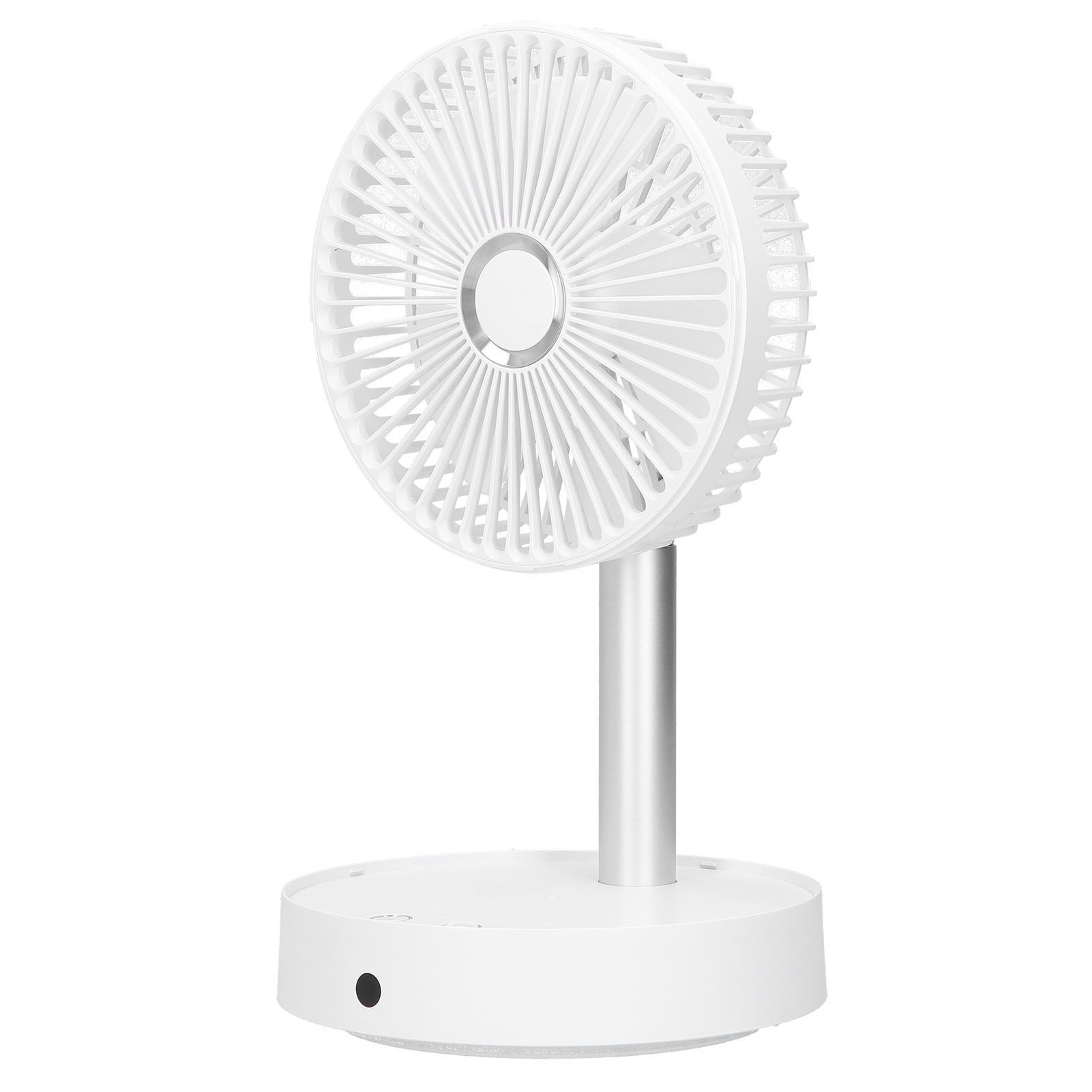 Mini Shake Head Fan Portable Folding Telescopic Electric Fan for Home Office view 3