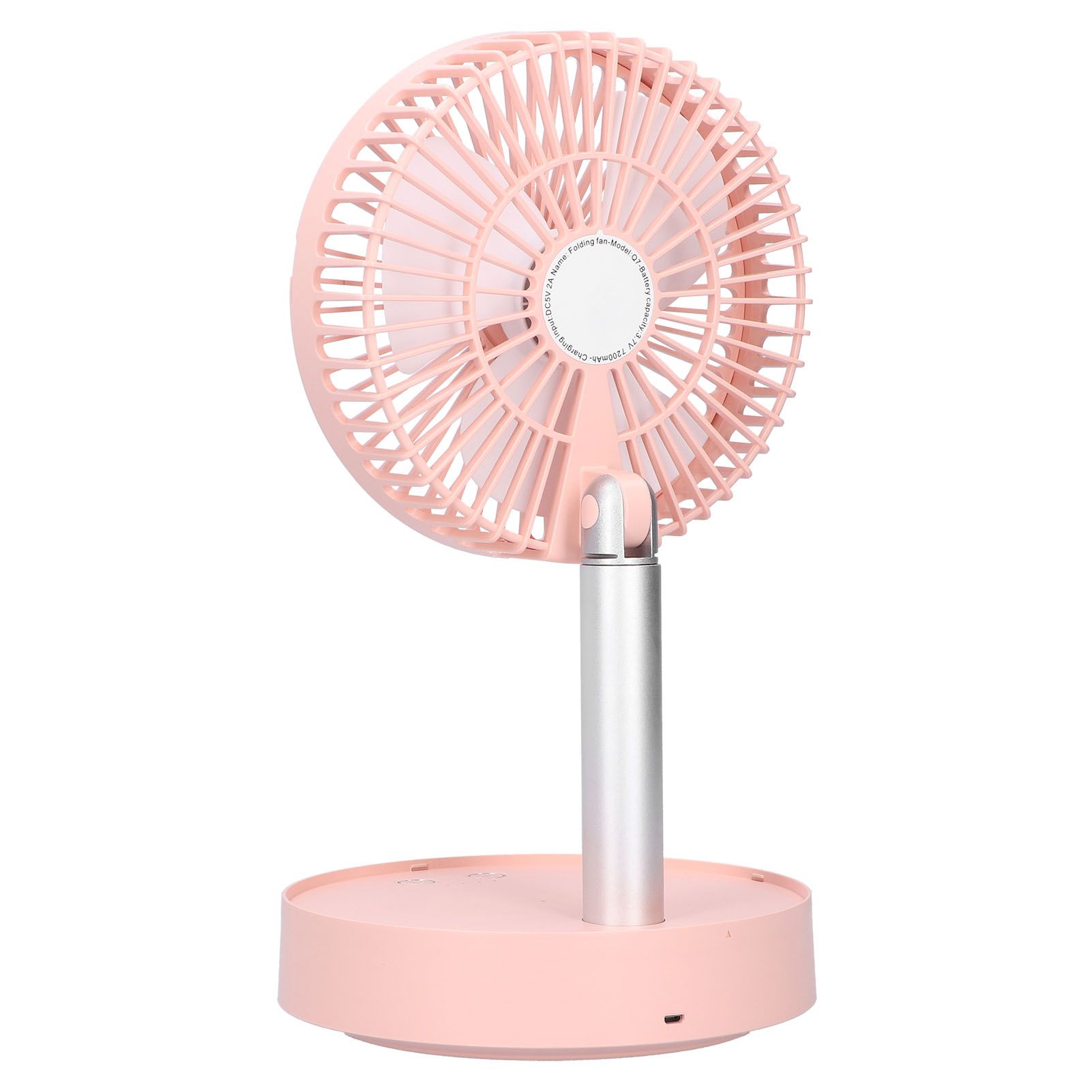 Mini Shake Head Fan Portable Folding Telescopic Electric Fan for Home Office view 10