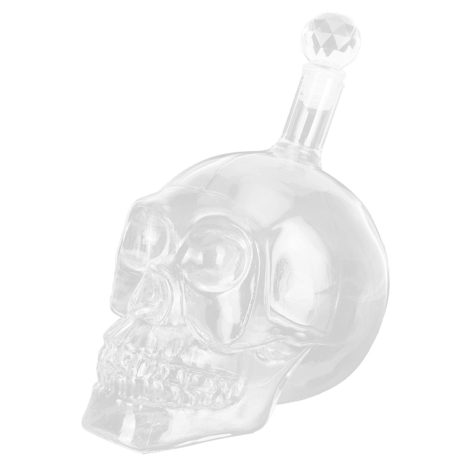 550ml Innovative Skull Shape Wine Bottle High Borosilicate Glass Red Wine