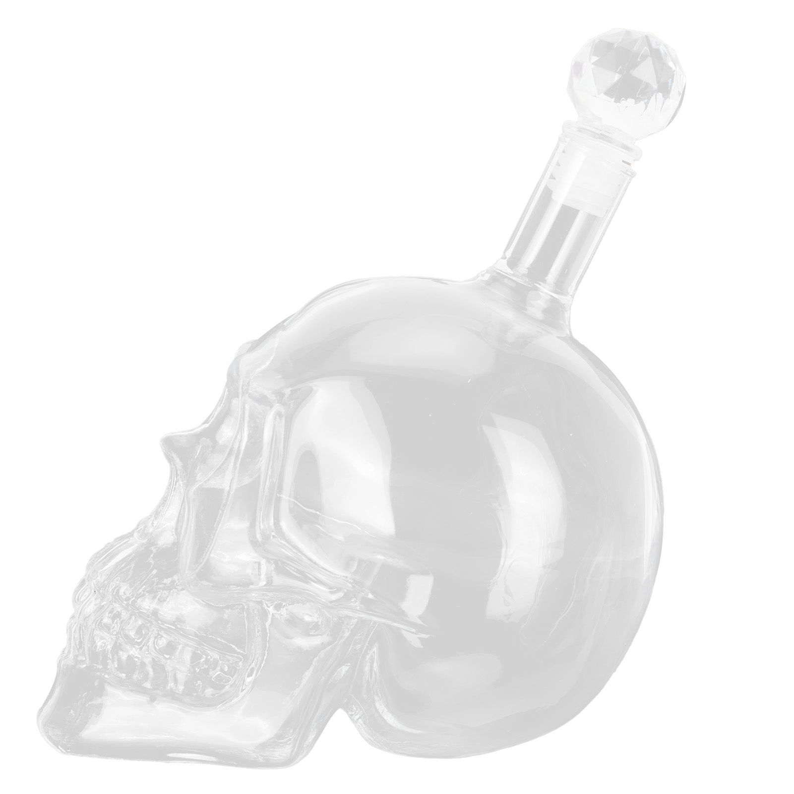 550ml Innovative Skull Shape Wine Bottle High Borosilicate Glass Red Wine view 6