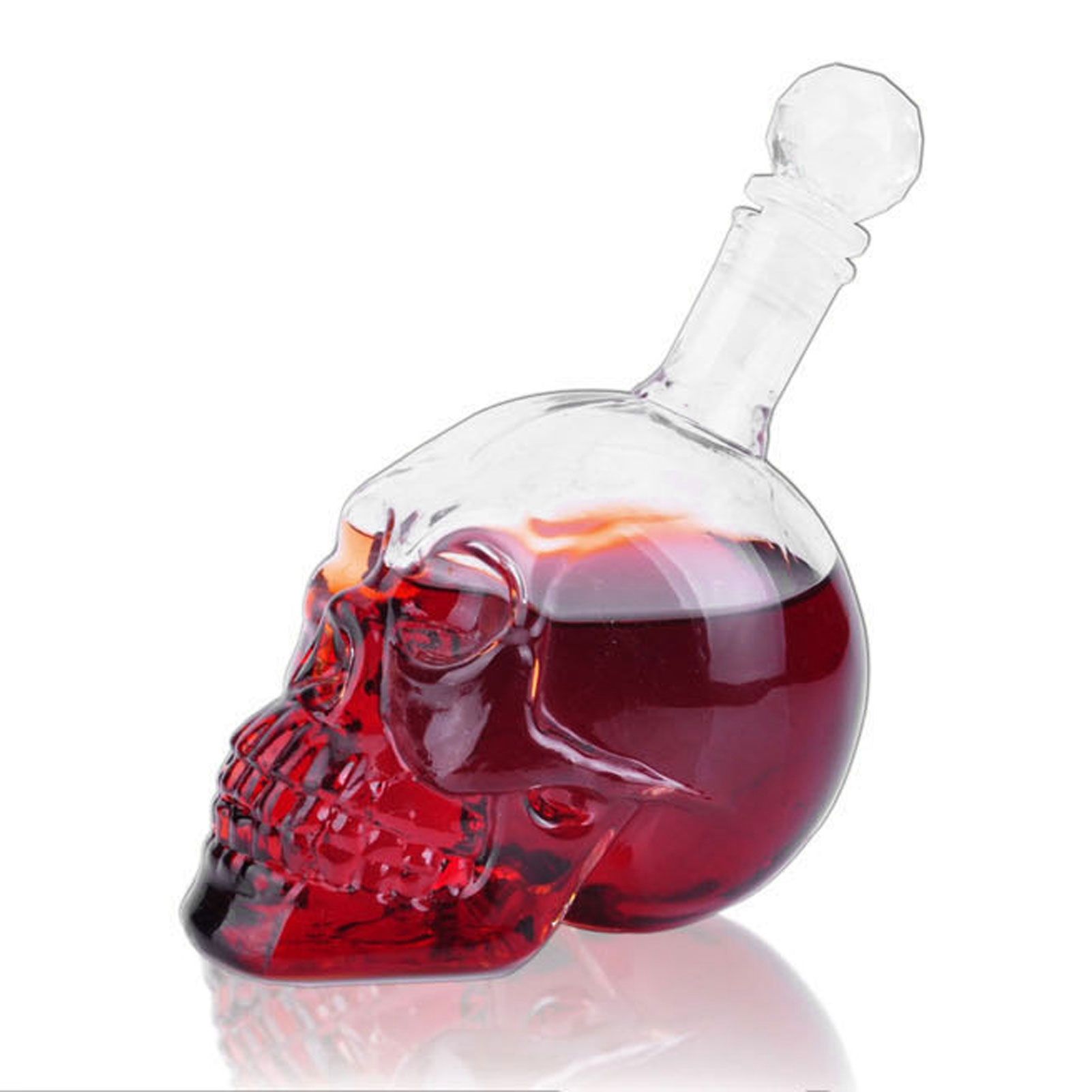 550ml Innovative Skull Shape Wine Bottle High Borosilicate Glass Red Wine view 12