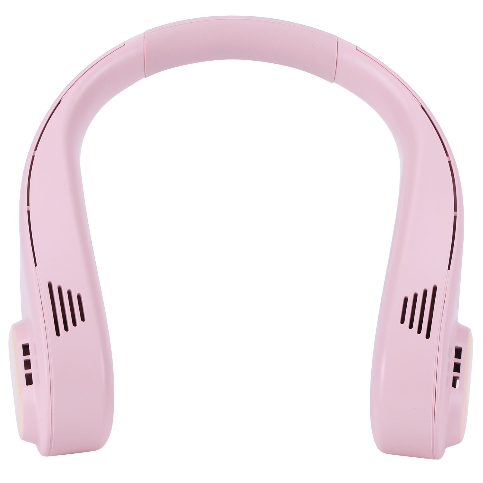 Pink Adjustable Hanging Neck Fan Portable Mini USB Electric Fan for Outdoor Home