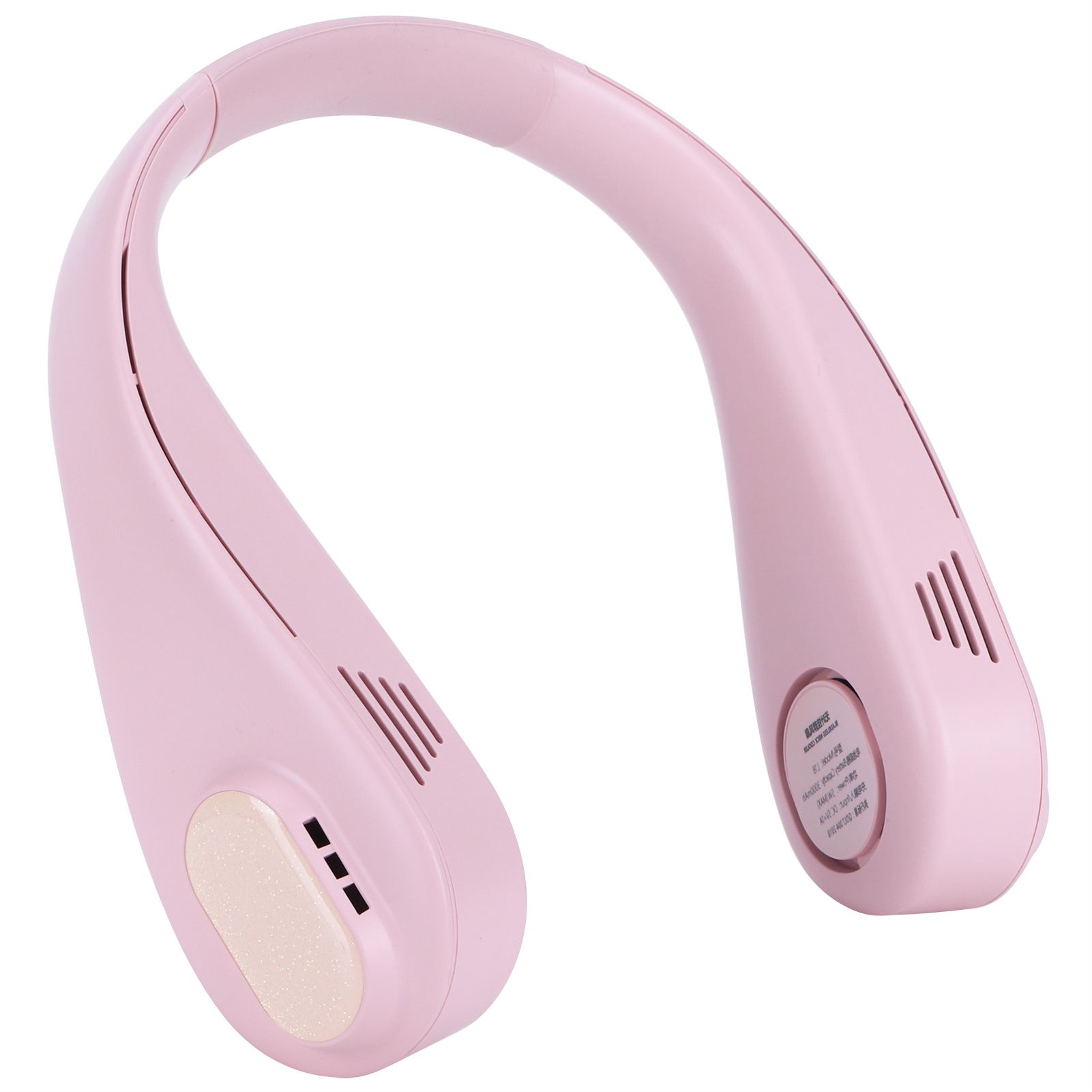 Pink Adjustable Hanging Neck Fan Portable Mini USB Electric Fan for Outdoor Home view 8