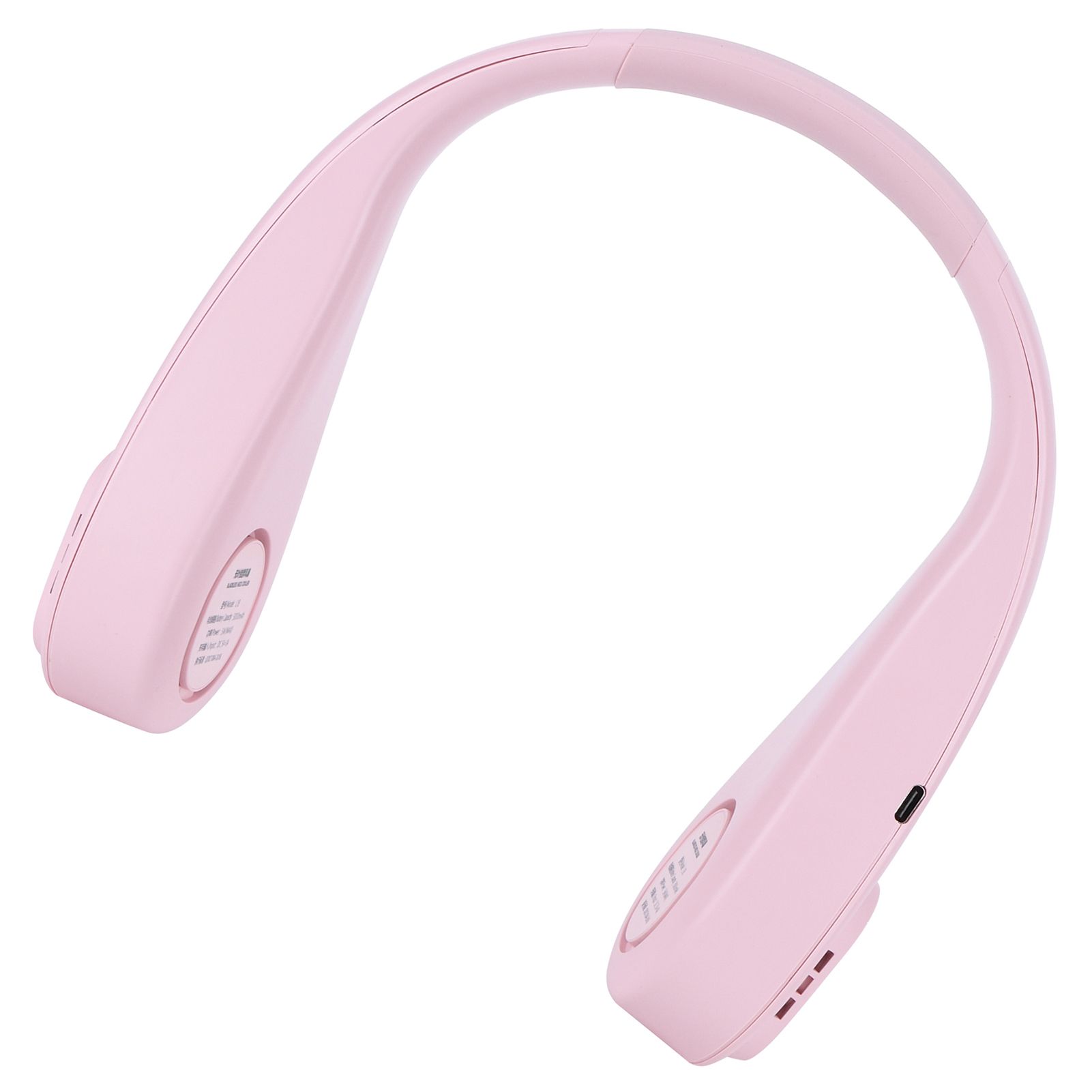 Pink Adjustable Hanging Neck Fan Portable Mini USB Electric Fan for Outdoor Home view 9