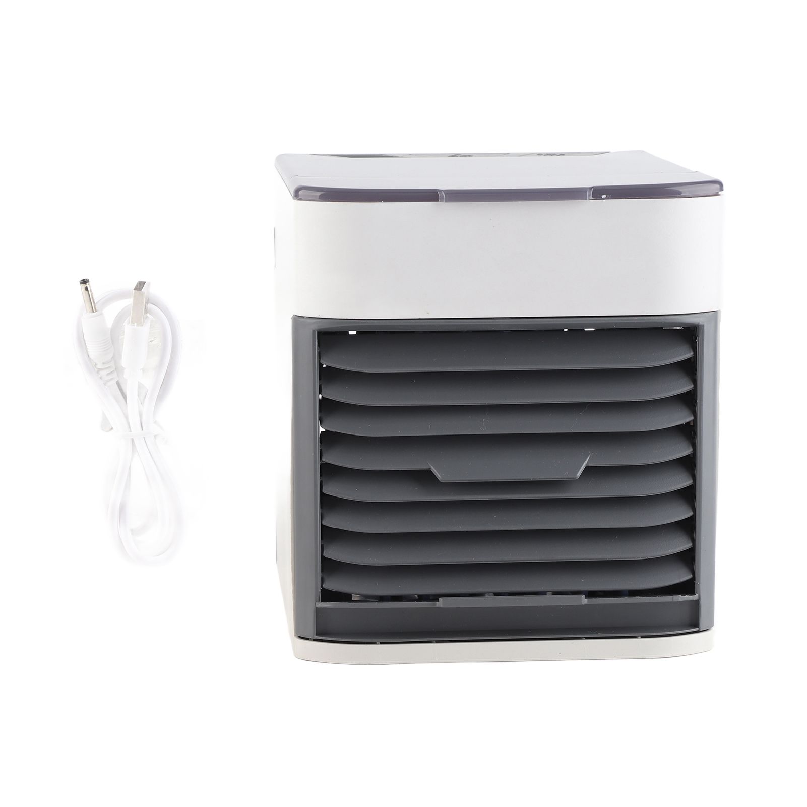 USB Powered Air Cooler Mini Portable Air Contioner Fan for Refrigeration and view 2
