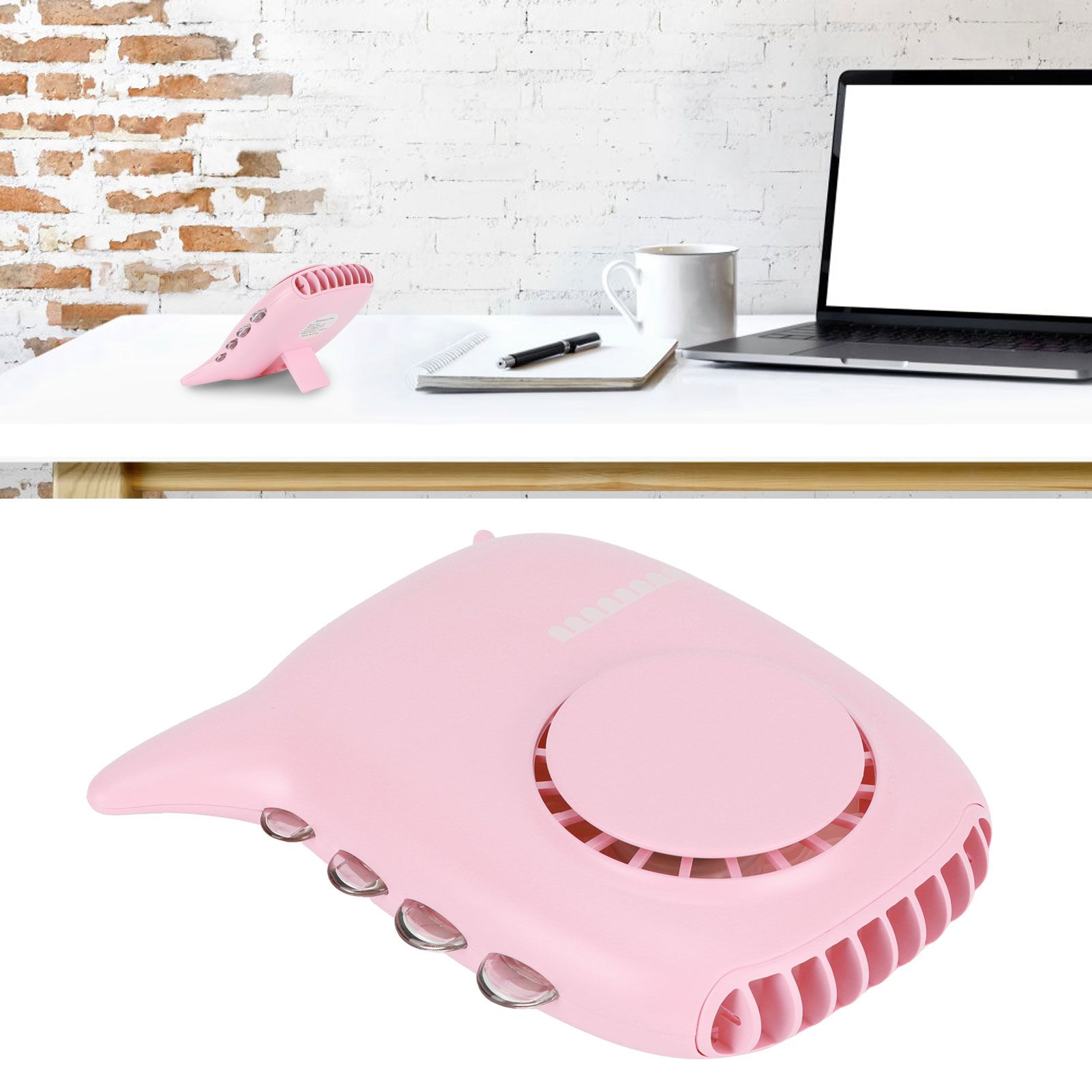 Electric Fan Hanging Neck Portable Small Electric Fan with 3‑Gear Wind Speed view 12