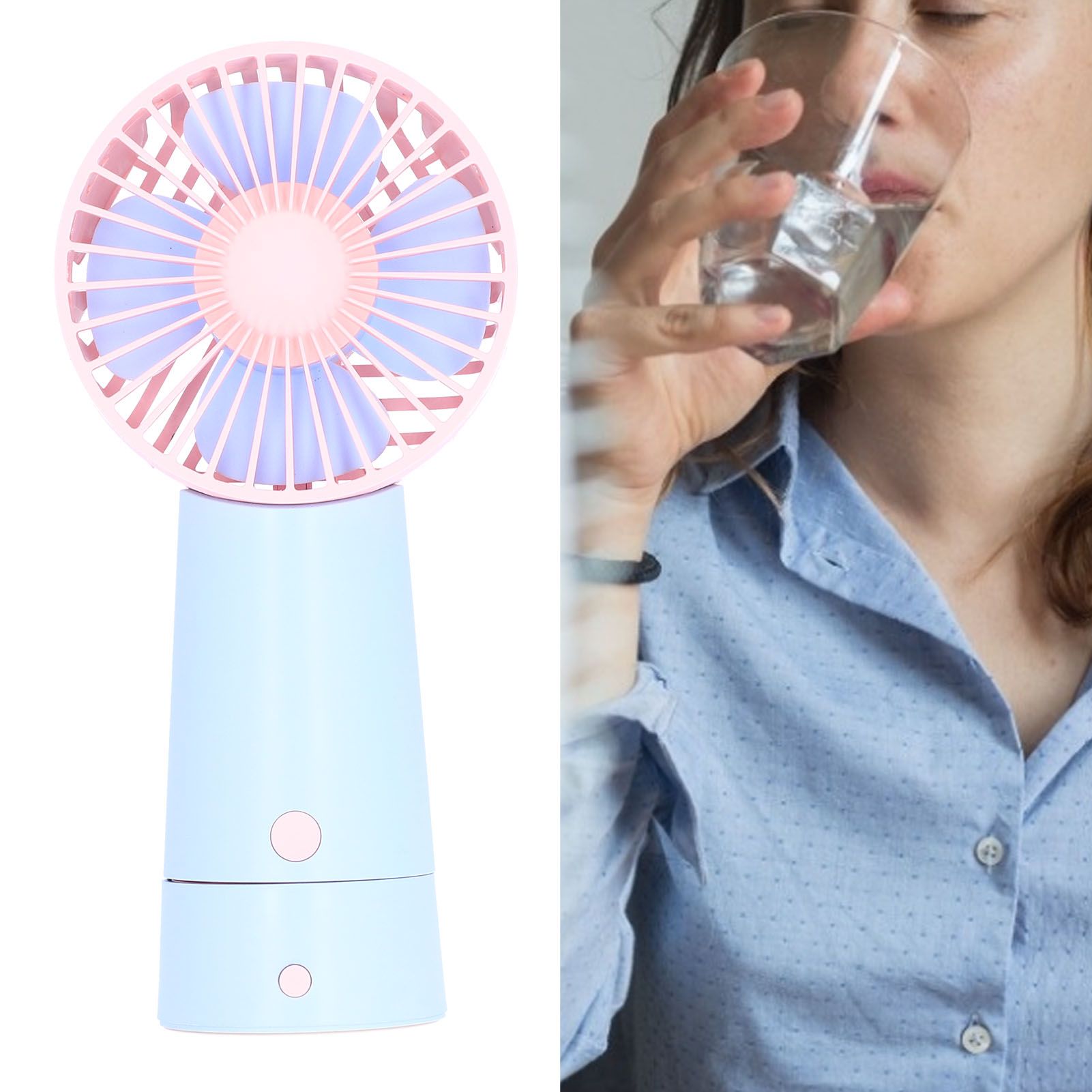 Magnetic Suction Fan Portable Adjustable USB Charging Electric Fan for view 11