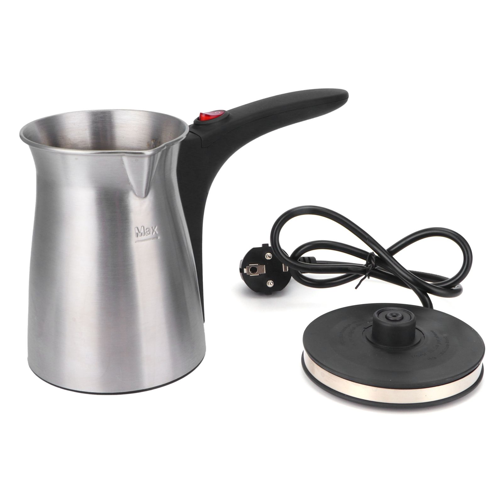 Electric Coffee Pot Coffee Milk Warmer Stainless Steel Small Heating Pot for
