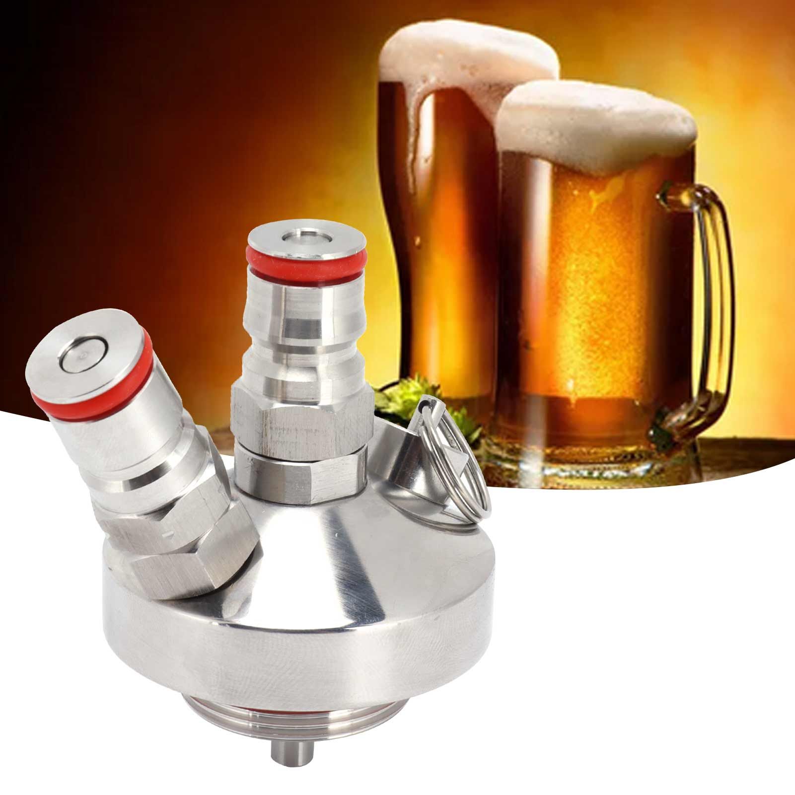 Mini Keg Beer Dispenser Kit Stainless Steel Ball Beer Dispenser Relief Valve view 11