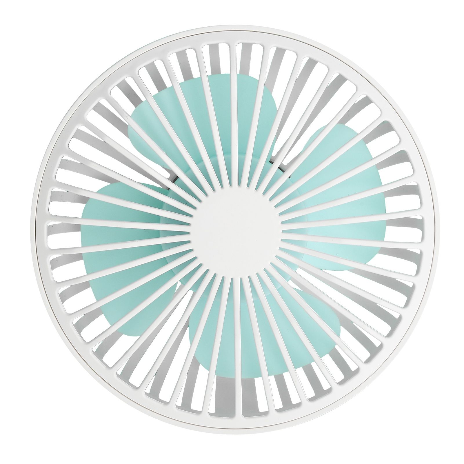Car Cooling Fan Mini Portable USB Powered Fan with Ambient Light 3 Speed view 5