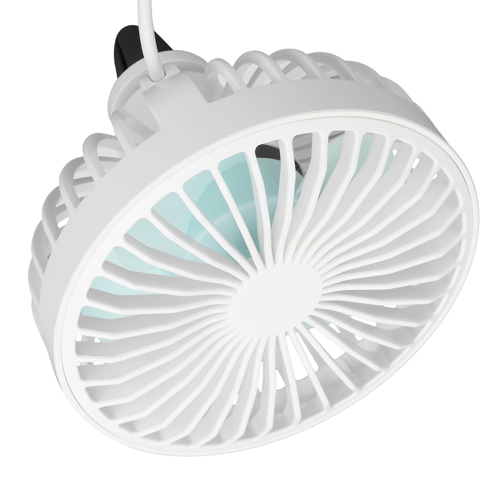 Car Cooling Fan Mini Portable USB Powered Fan with Ambient Light 3 Speed view 9