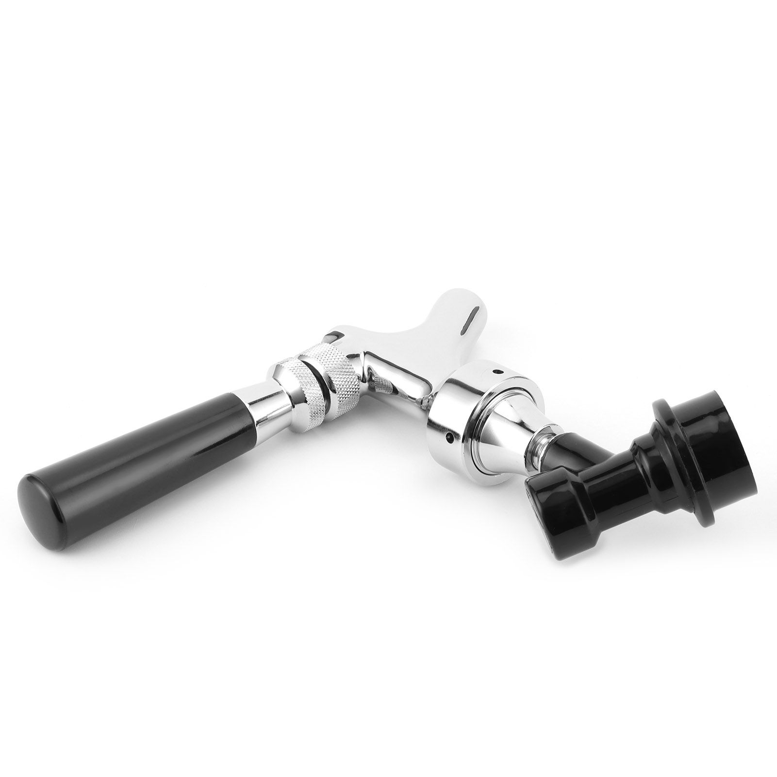 Stainless Steel Beer Keg Tap Faucet with Ball Lock Disconnect for Brewing view 3