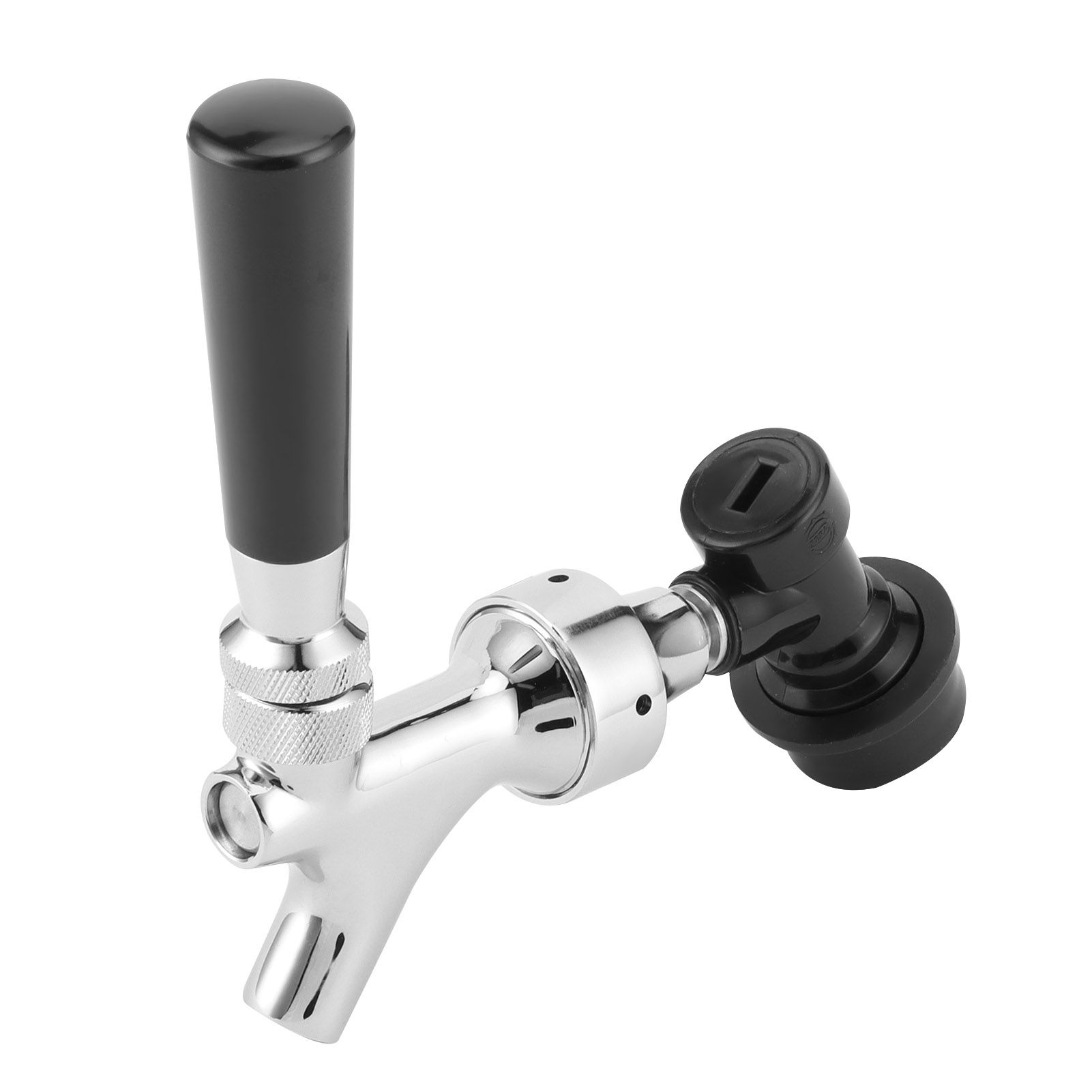 Stainless Steel Beer Keg Tap Faucet with Ball Lock Disconnect for Brewing view 5