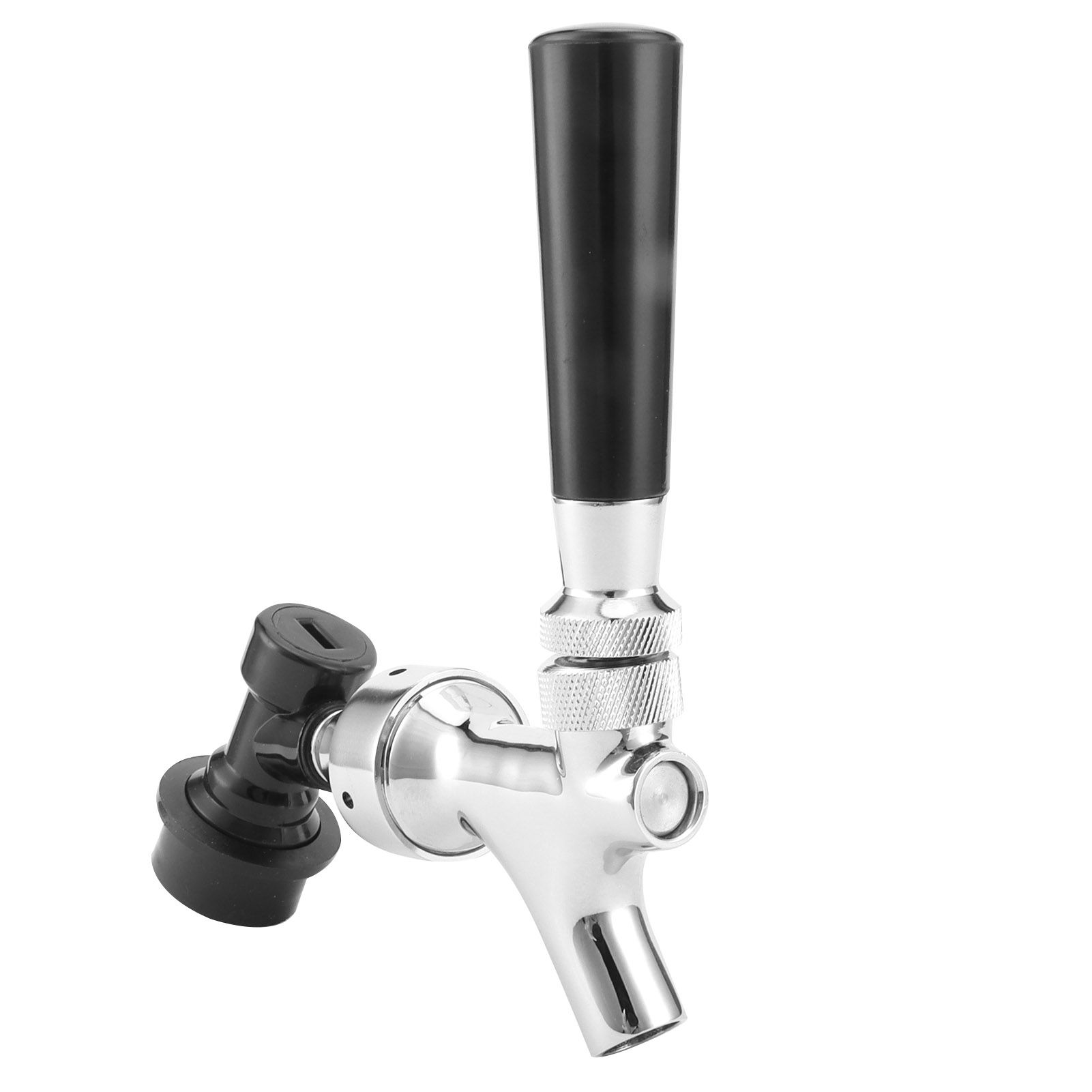 Stainless Steel Beer Keg Tap Faucet with Ball Lock Disconnect for Brewing view 7