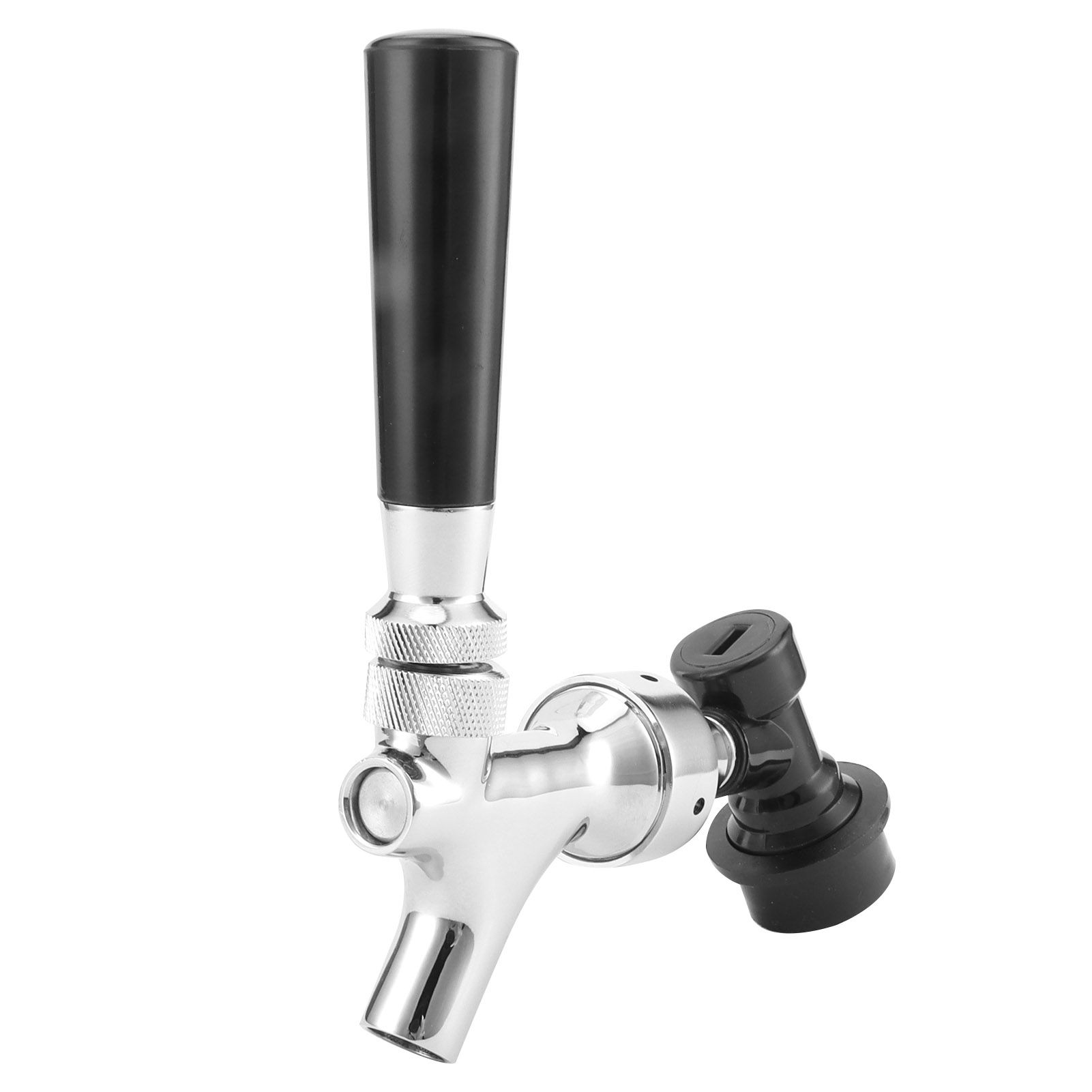 Stainless Steel Beer Keg Tap Faucet with Ball Lock Disconnect for Brewing view 8
