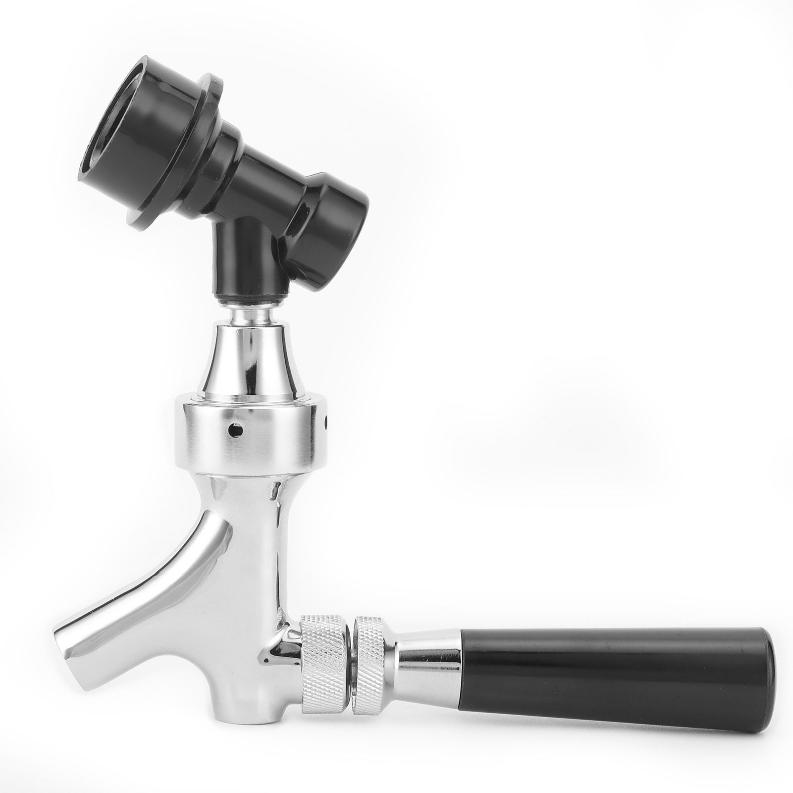 Stainless Steel Beer Keg Tap Faucet with Ball Lock Disconnect for Brewing view 9