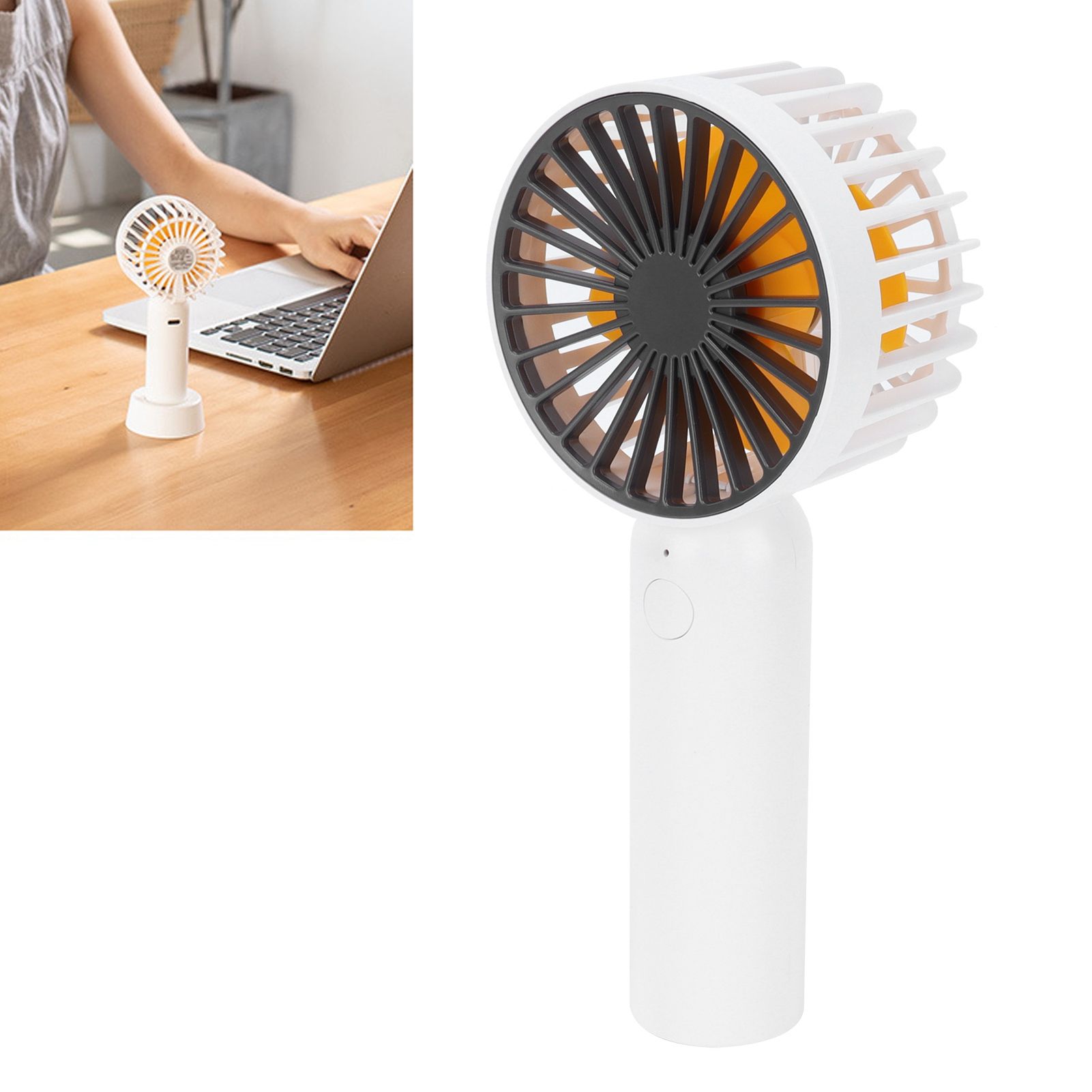 Mini Handheld Fan Desktop DualPurpose USB Charging Small Fan for Home view 11