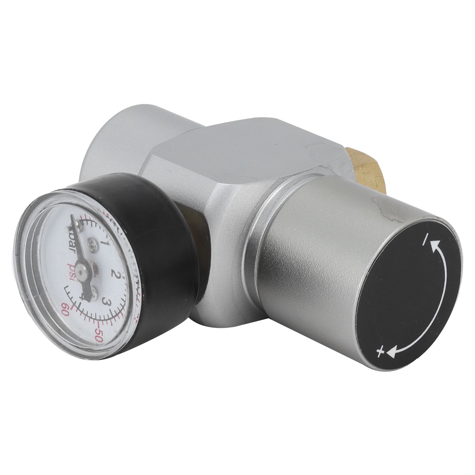 Mini CO2 Gas Regulator with CutOff Switch MFL3/8in to TR21x4 Homebrew Accessory view 9