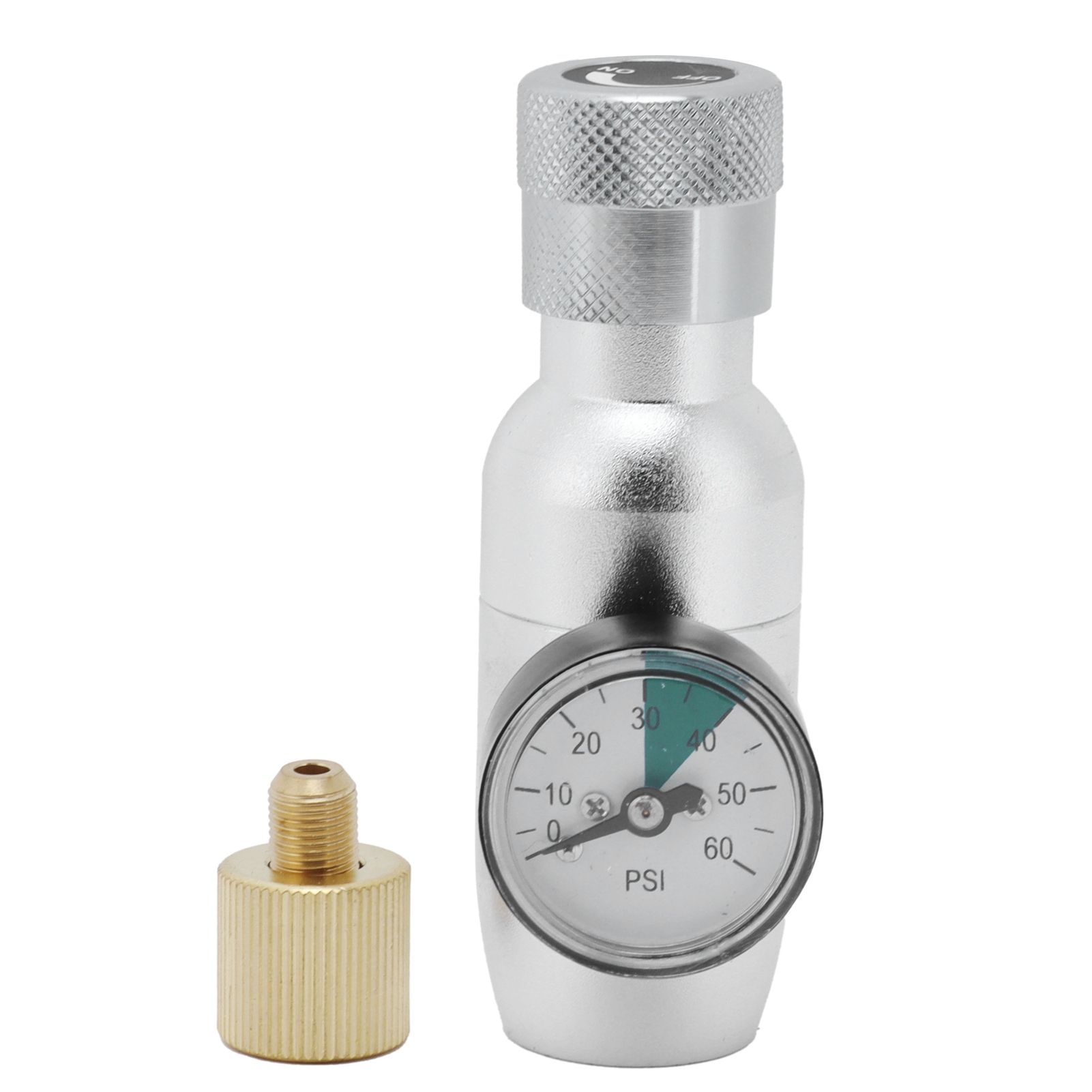 Mini CO2 Regulator with Pressure Gauge Homebrew Beer Soda Kegging Accessory view 2