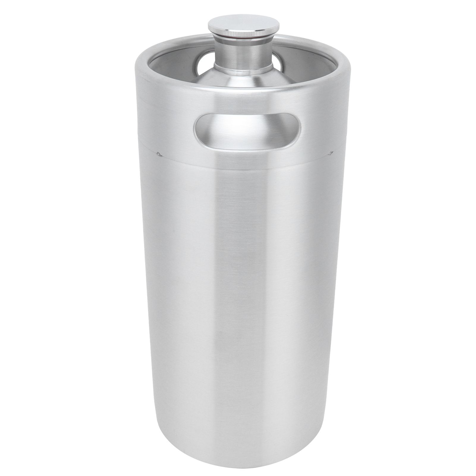 3.6L Beer Keg Mini Stainless Steel Beer Barrel with Lid for Home Hotel view 3