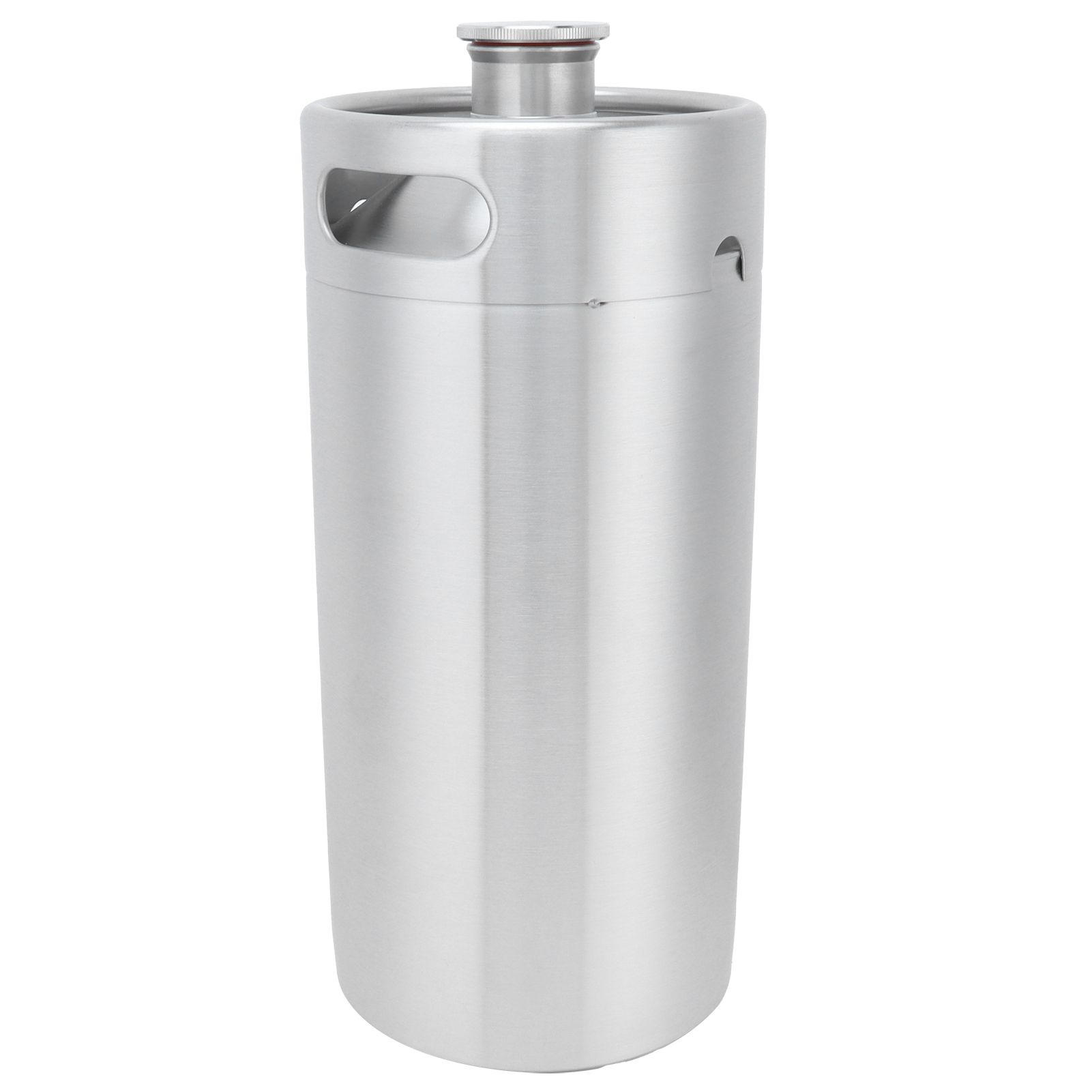 3.6L Beer Keg Mini Stainless Steel Beer Barrel with Lid for Home Hotel view 5