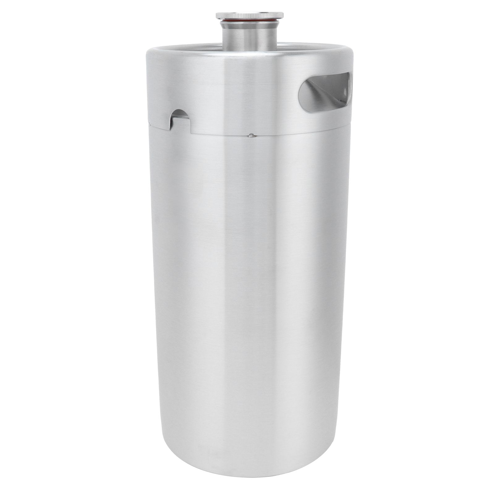3.6L Beer Keg Mini Stainless Steel Beer Barrel with Lid for Home Hotel view 6