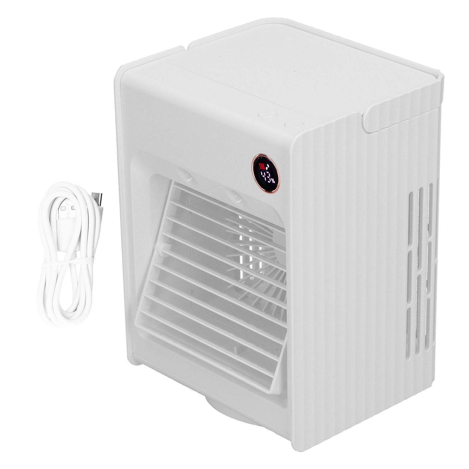 2 in 1 Oscillating Spray Humidification Fan with Light USB Charging Desktop view 2