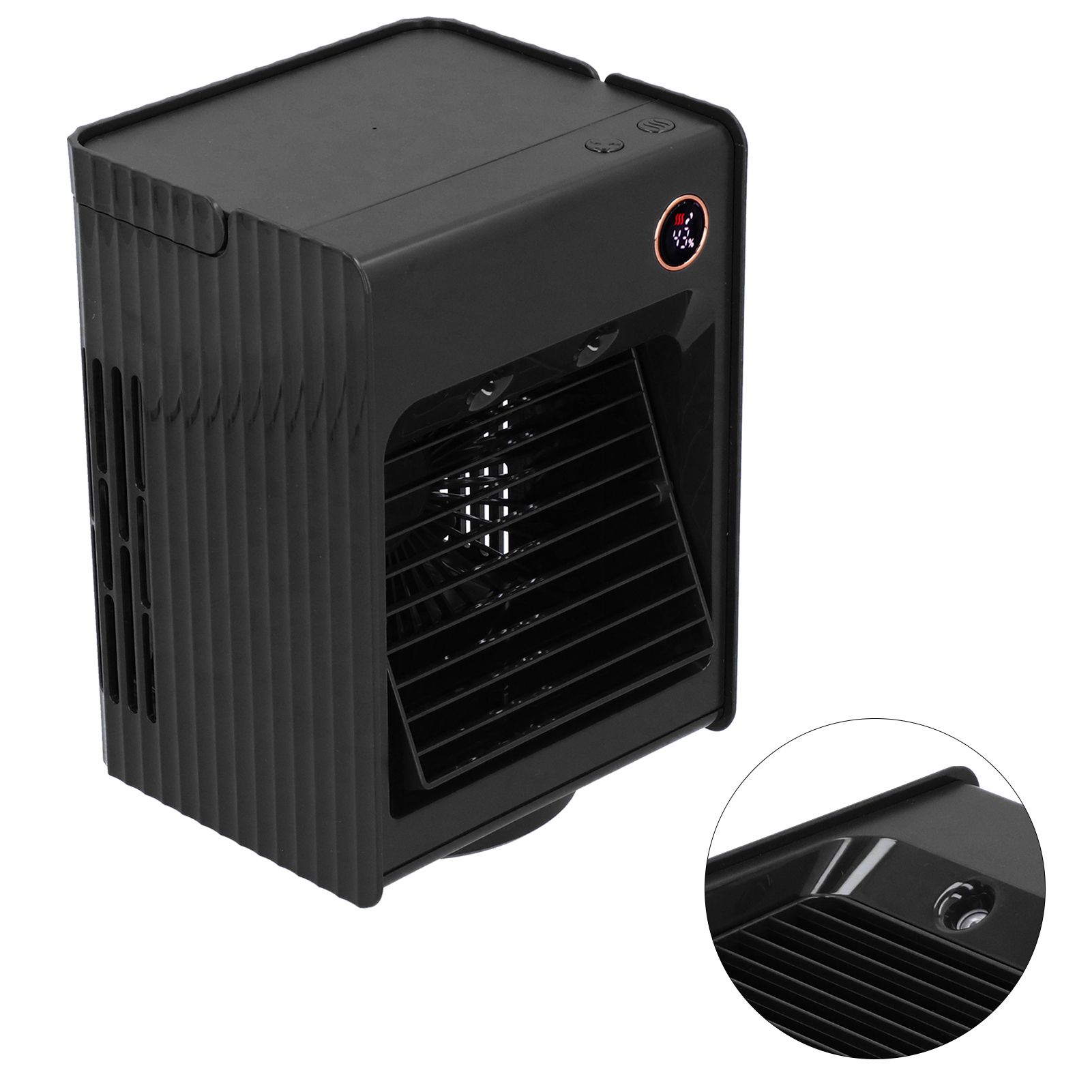 2 in 1 Oscillating Spray Humidification Fan with Light USB Charging Desktop view 5
