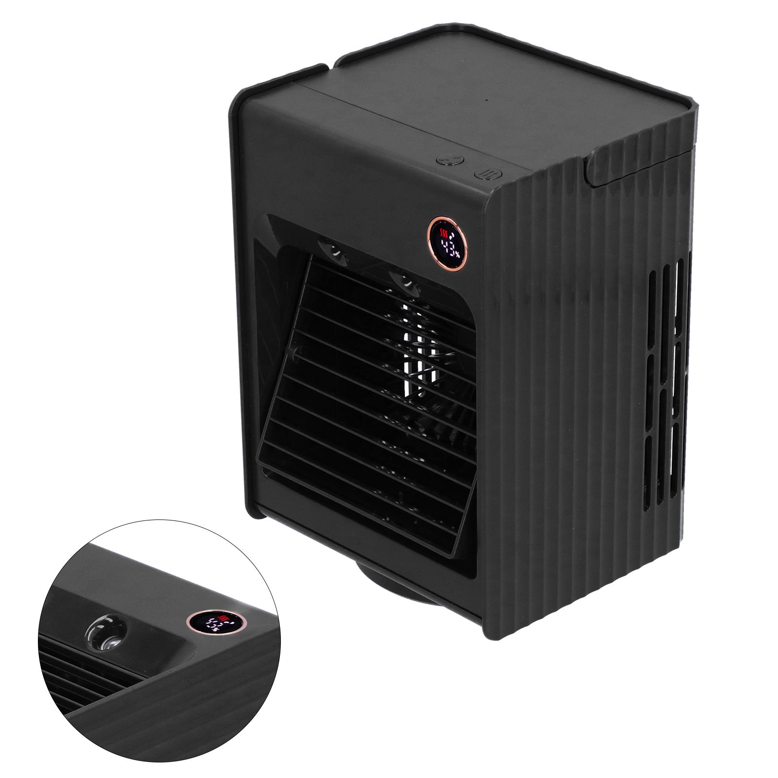 2 in 1 Oscillating Spray Humidification Fan with Light USB Charging Desktop view 7