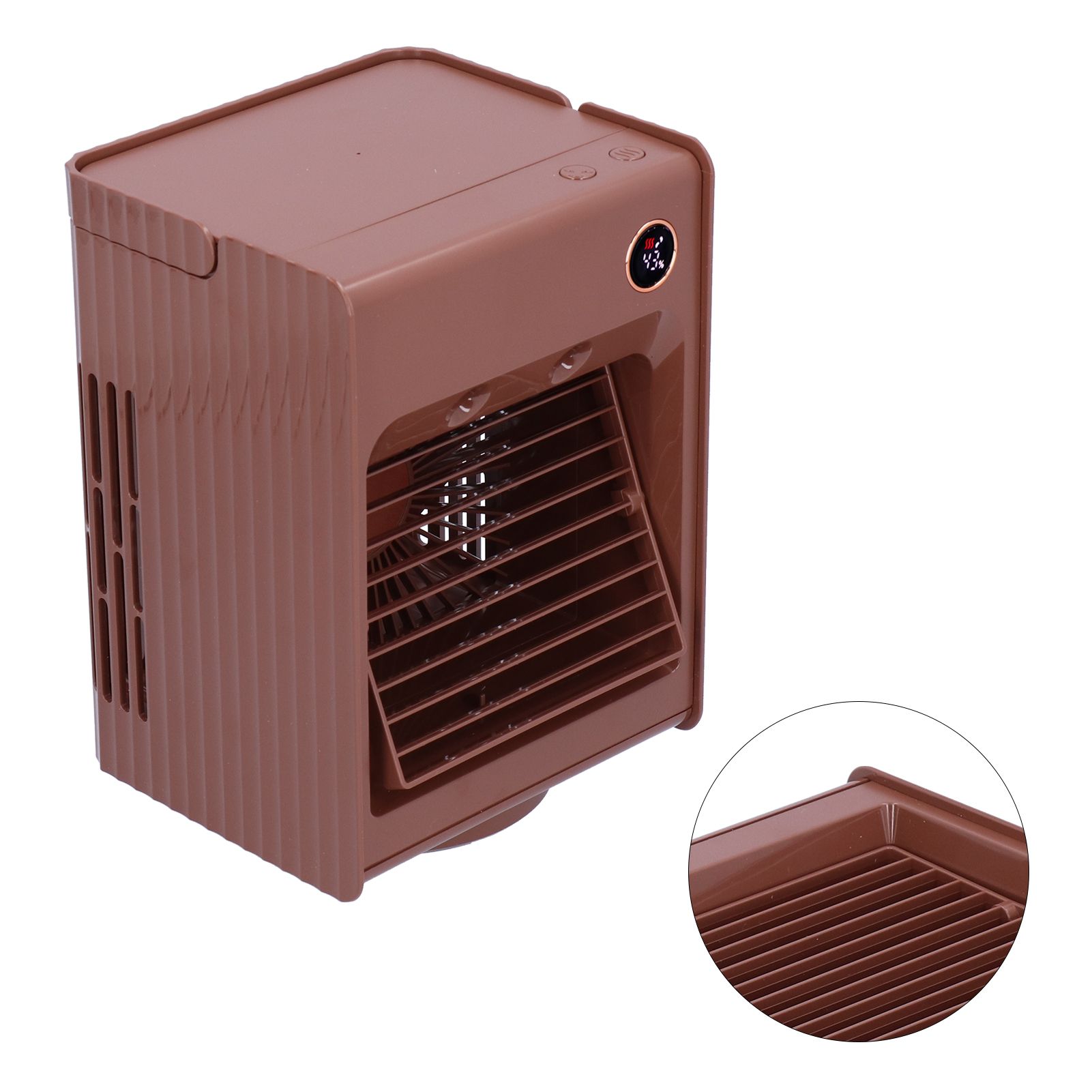 2 in 1 Oscillating Spray Humidification Fan with Light USB Charging Desktop view 8