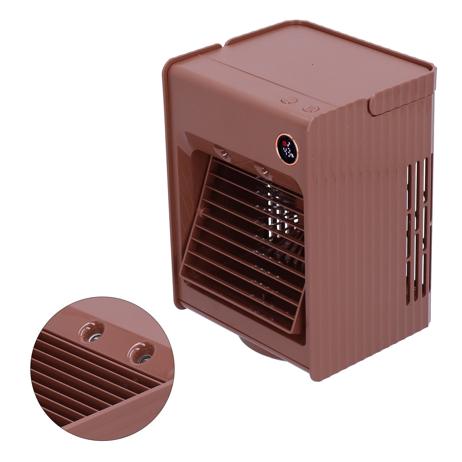 2 in 1 Oscillating Spray Humidification Fan with Light USB Charging Desktop view 9