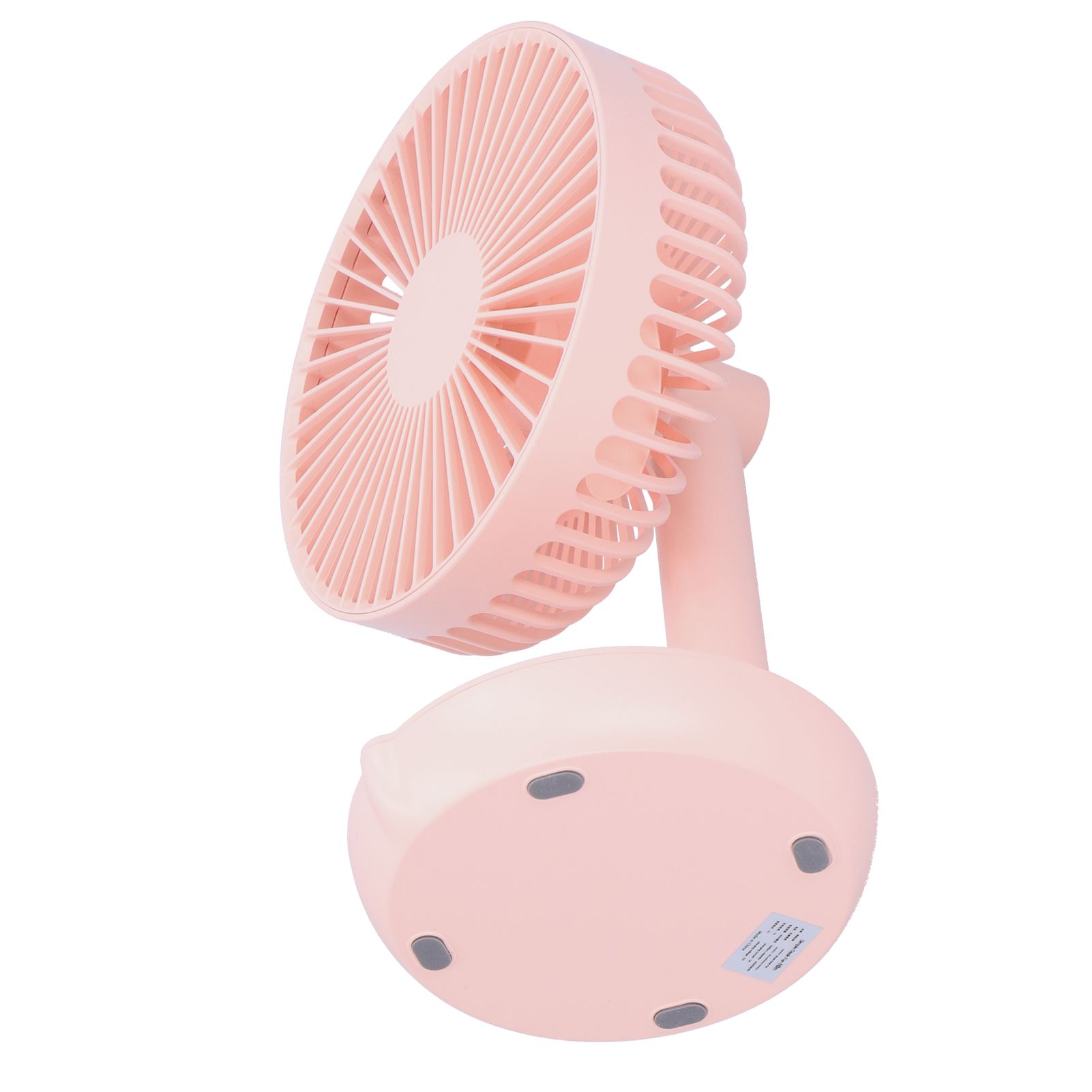 Oscillating Desk Fan Rechargeable Mute Practical Desktop USB Charging Fan for