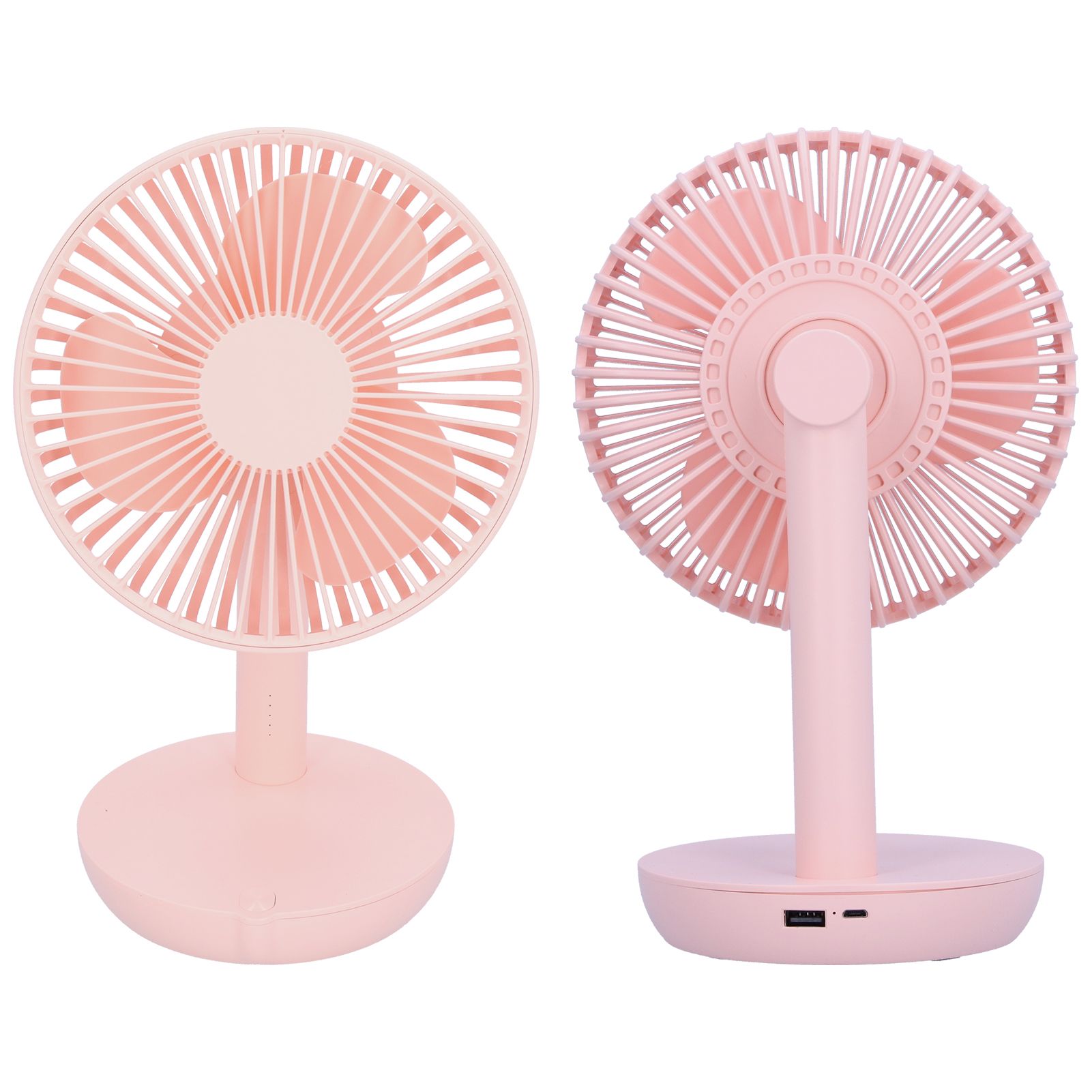 Oscillating Desk Fan Rechargeable Mute Practical Desktop USB Charging Fan for view 6